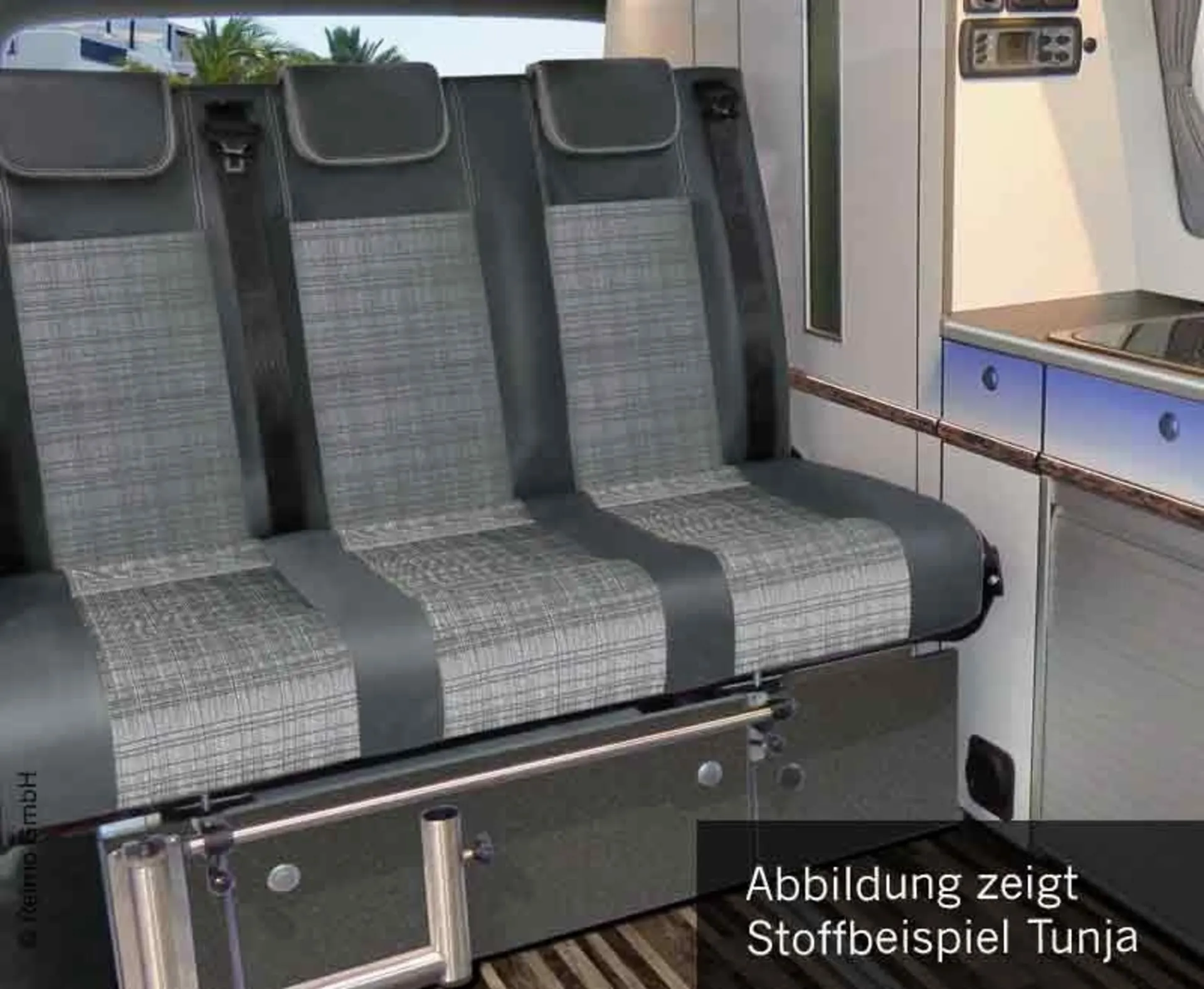 Schlaf-/Sitzbank für Mercedes Vito LR Bj, 2015 - 3-sitzig
