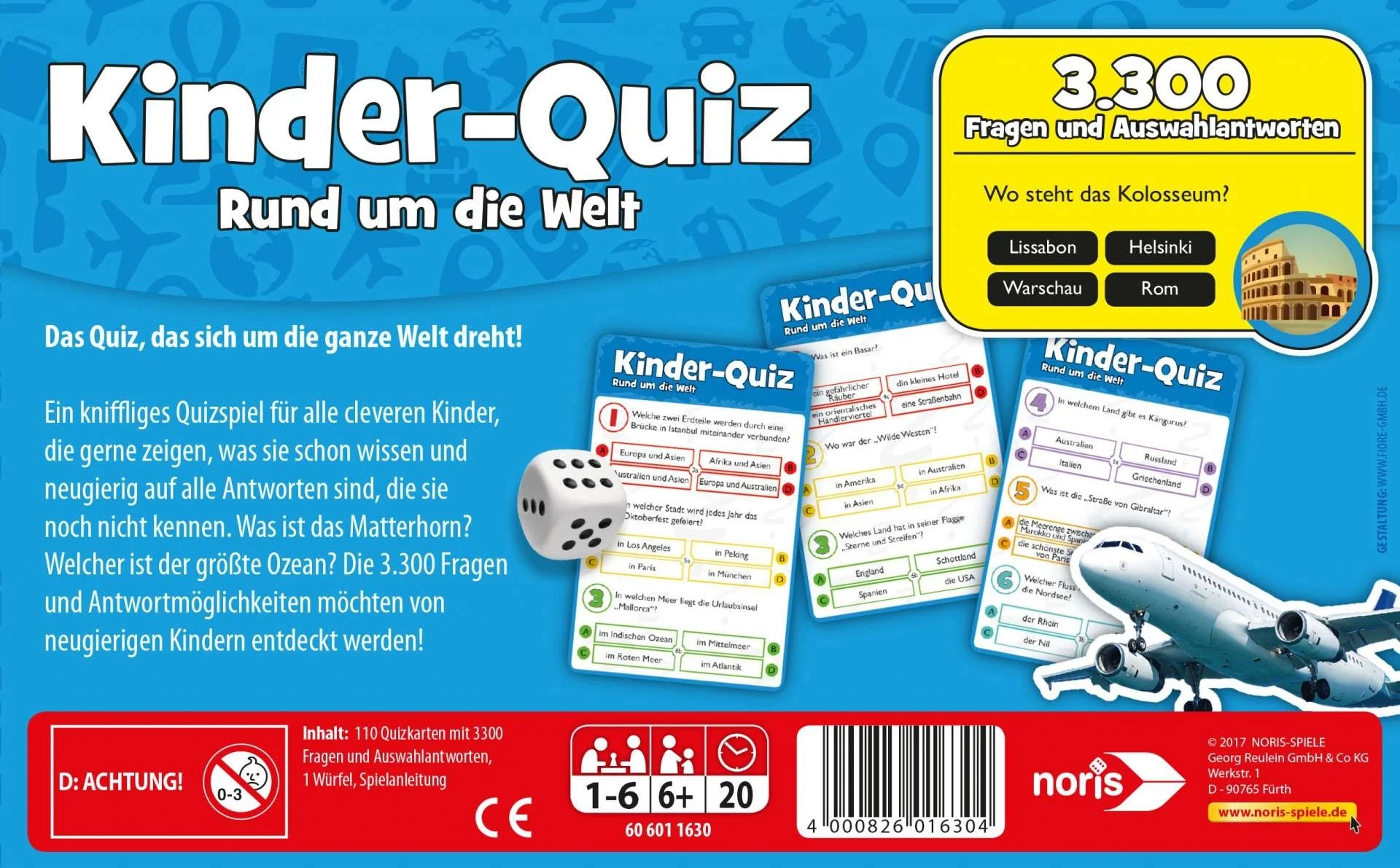 Kinderquiz für schlaue Kids Rund um die Welt