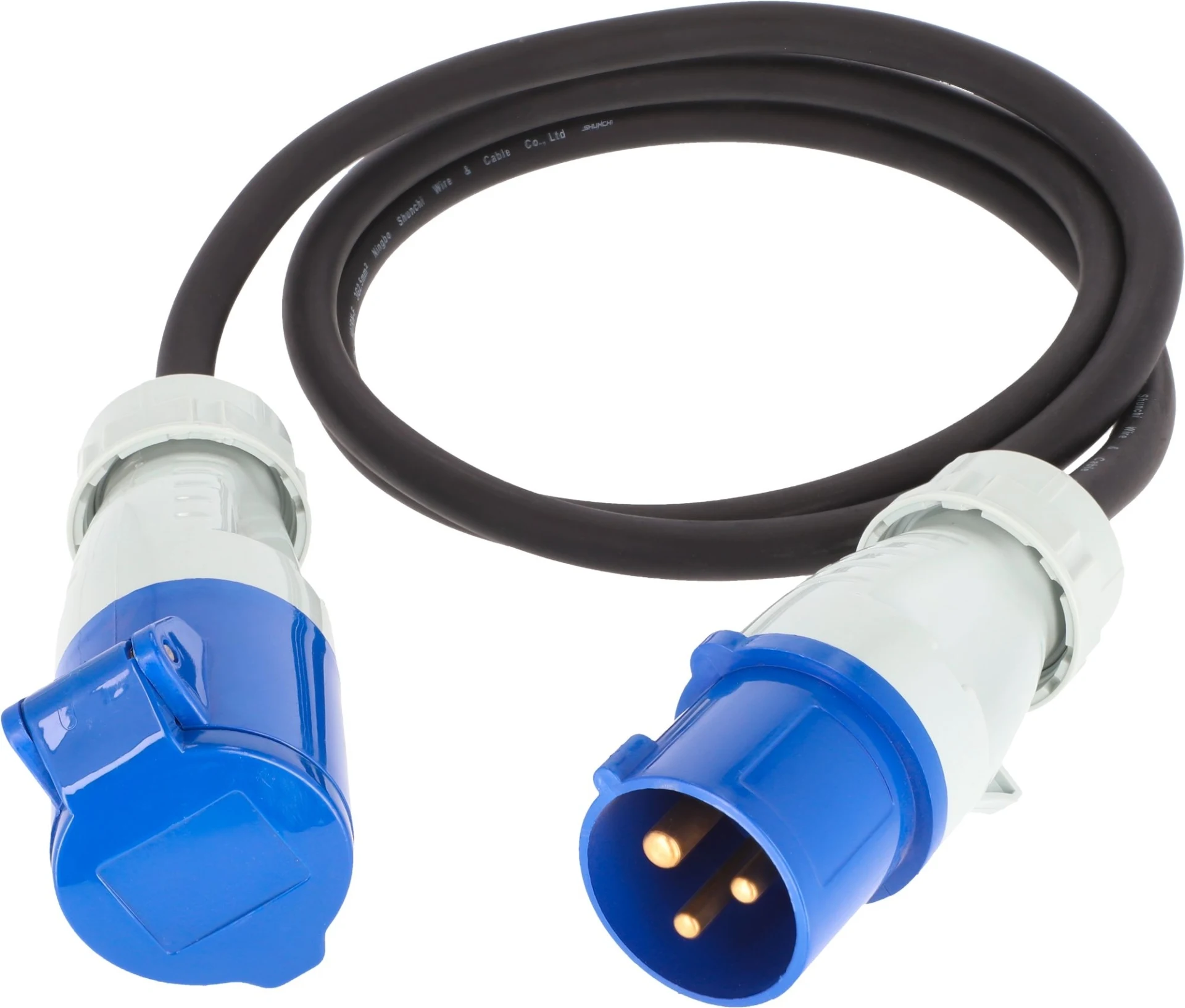 Câble de raccordement Berger CEE avec fiche CEE et prise CEE, 5 m