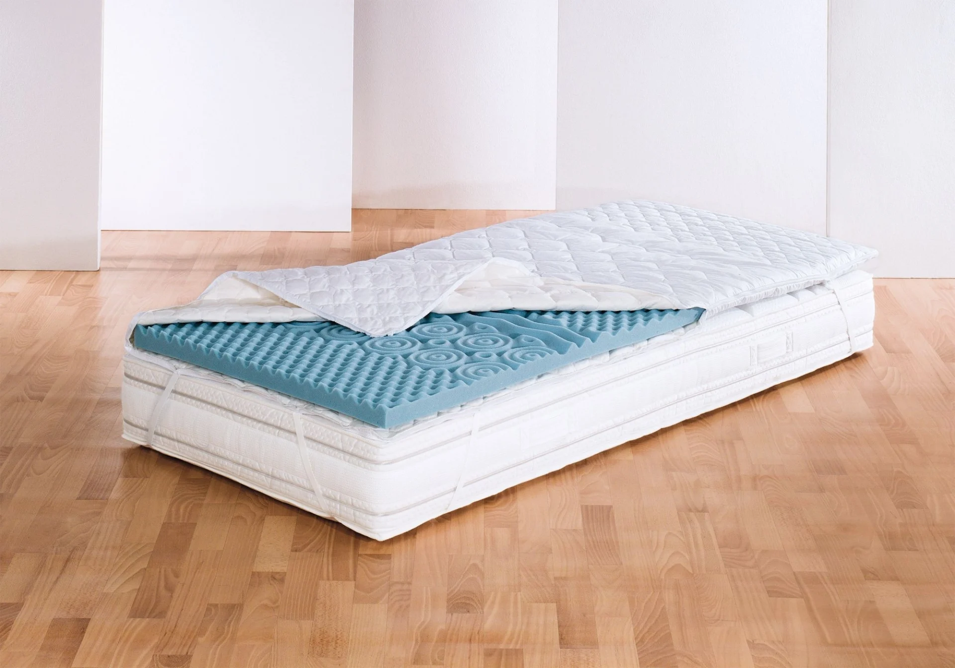 Berger Surmatelas en mousse froide 7 zones 90x190 Berger Surmatelas en mousse froide 7 zones 90x190