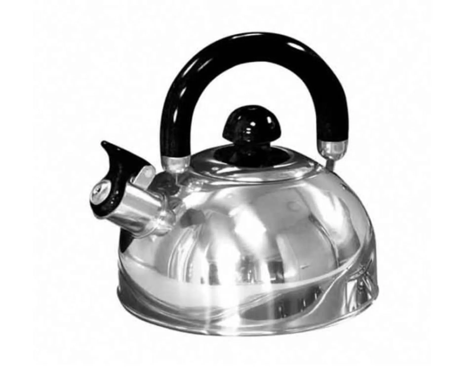 Marmite à flûte en acier inoxydable Compact 1,5 litre avec commande à une main et fond profilé