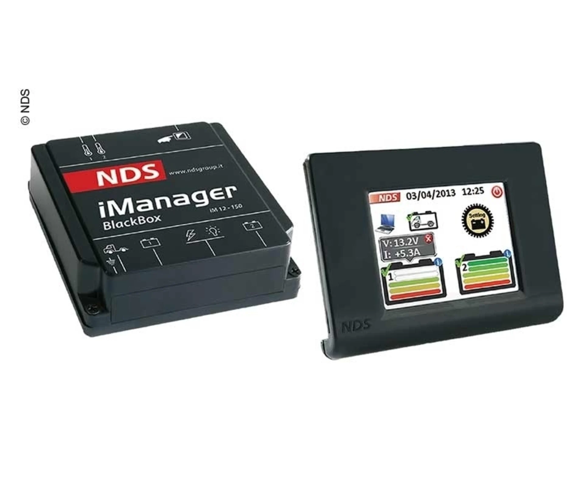 NDS iManager 12V/150A sans fil avec écran tactile NDS iManager 12V/150A sans fil avec écran tactile