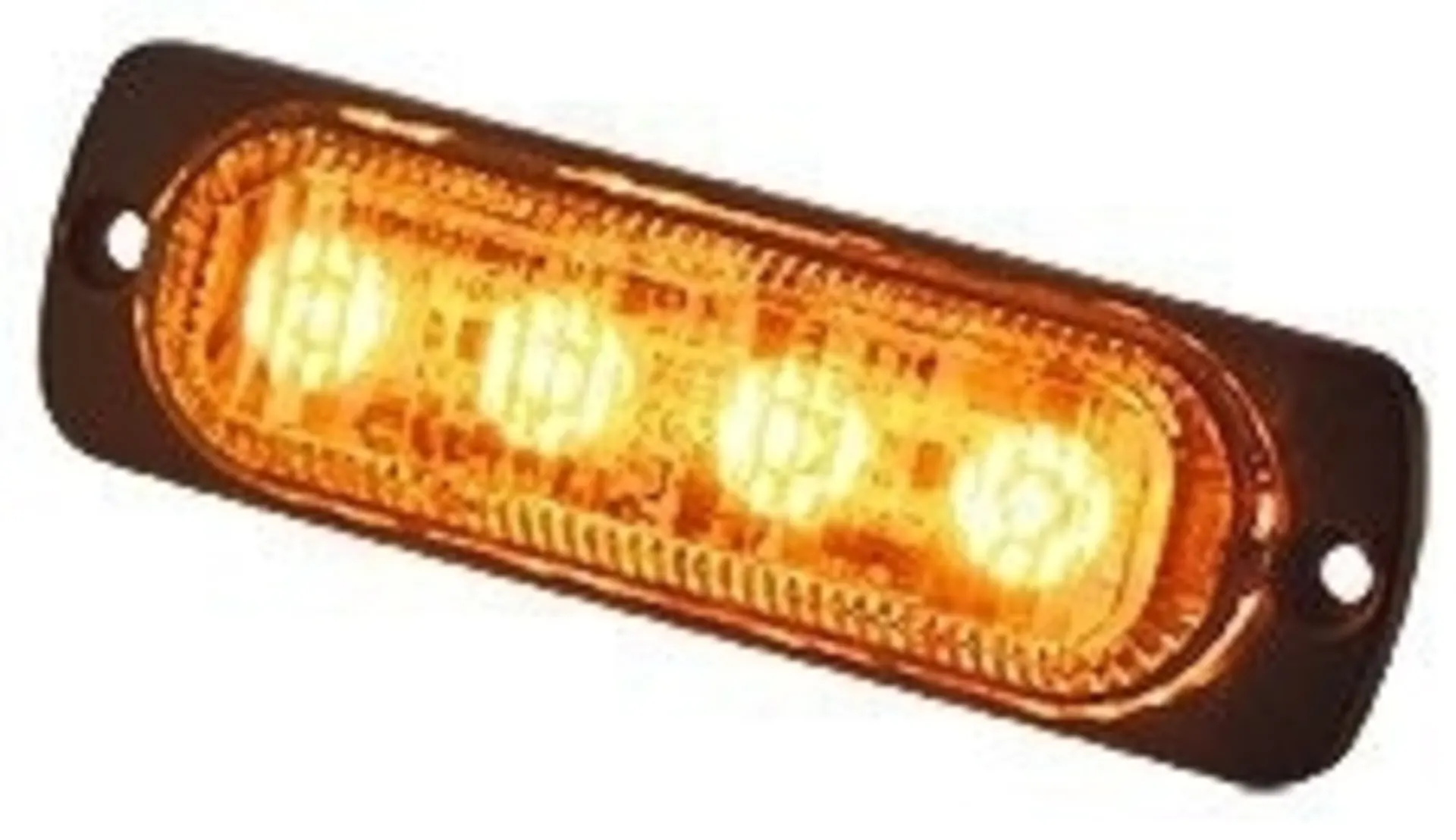 LED-Blitzleuchte gelb, ECE R10, 12/24 V