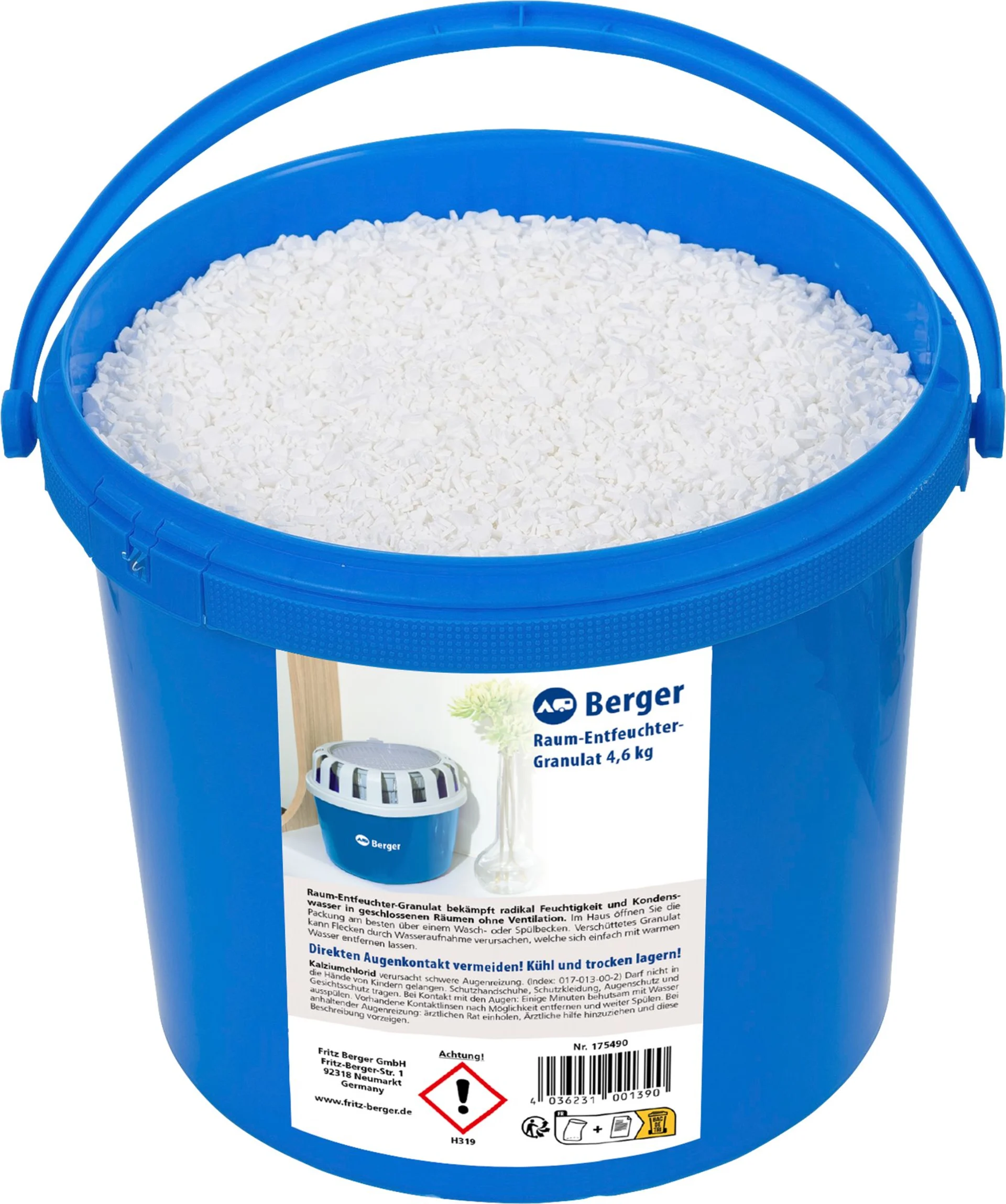 Granulés déshumidificateurs Berger 4,6 kg