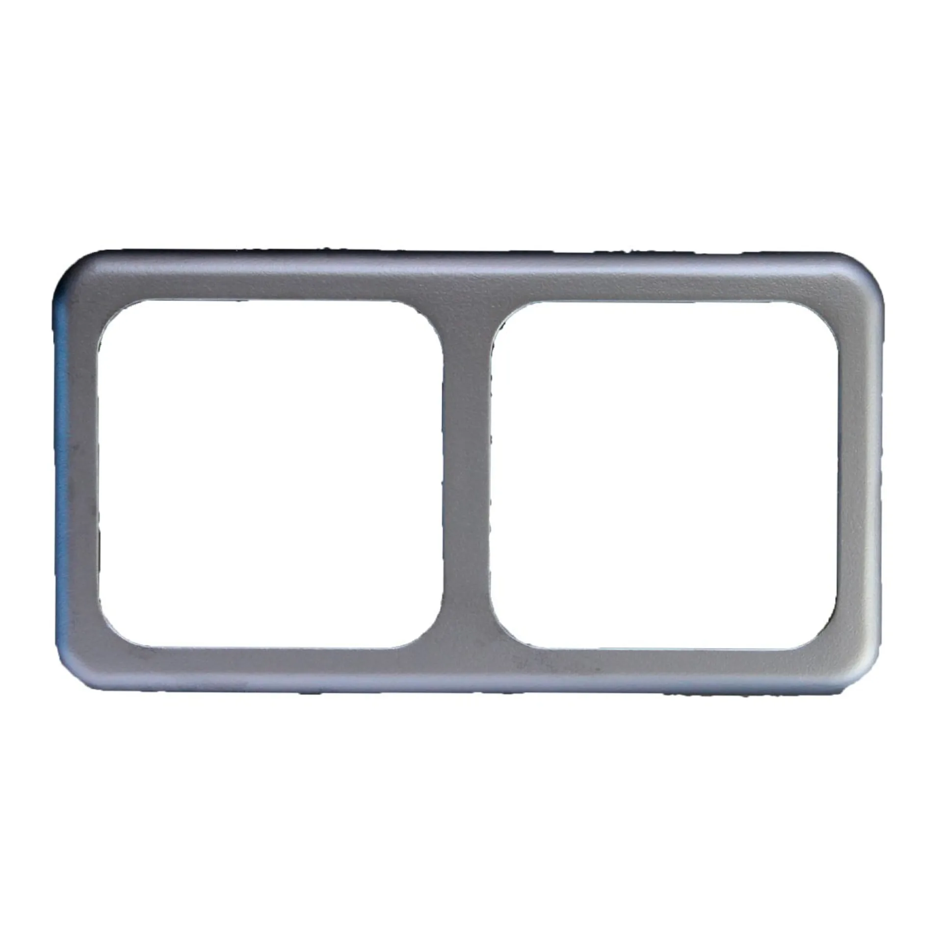 Inprojal System 10.000 Zweifachrahmen STANDARD mattglänzend struktur altsilber