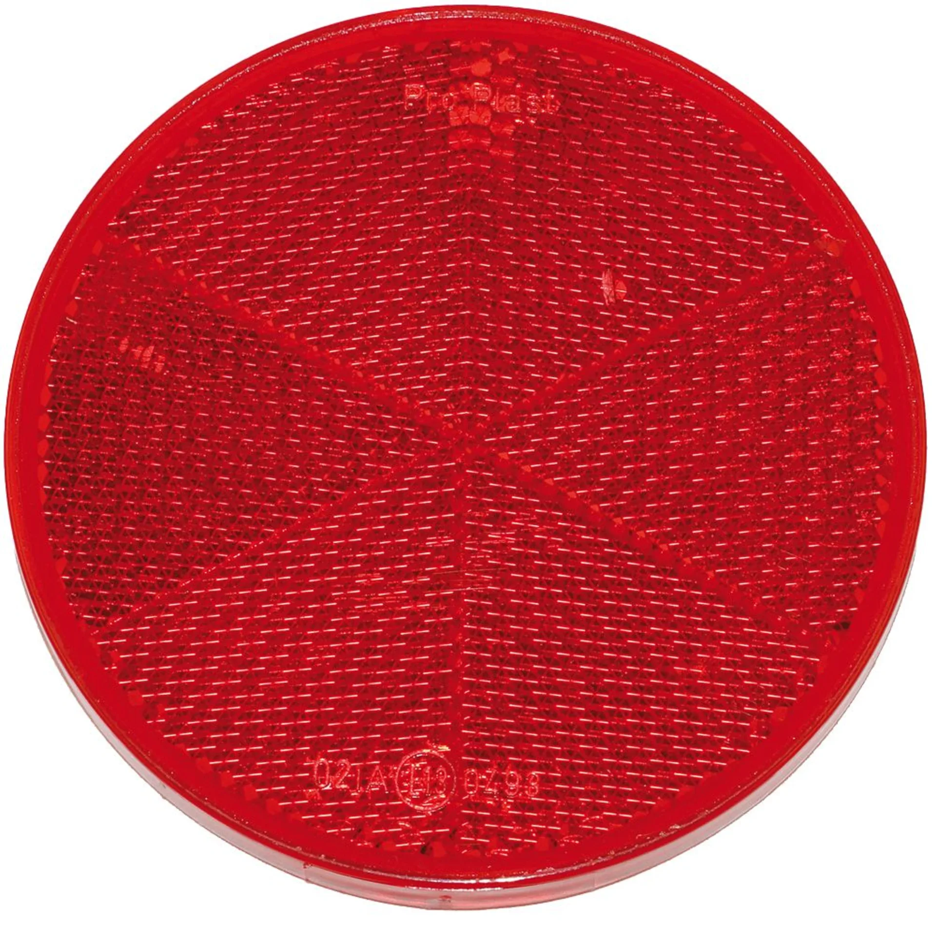 Catadioptre rouge ø 80mm sans trou Catadioptre rouge ø 80mm sans trou