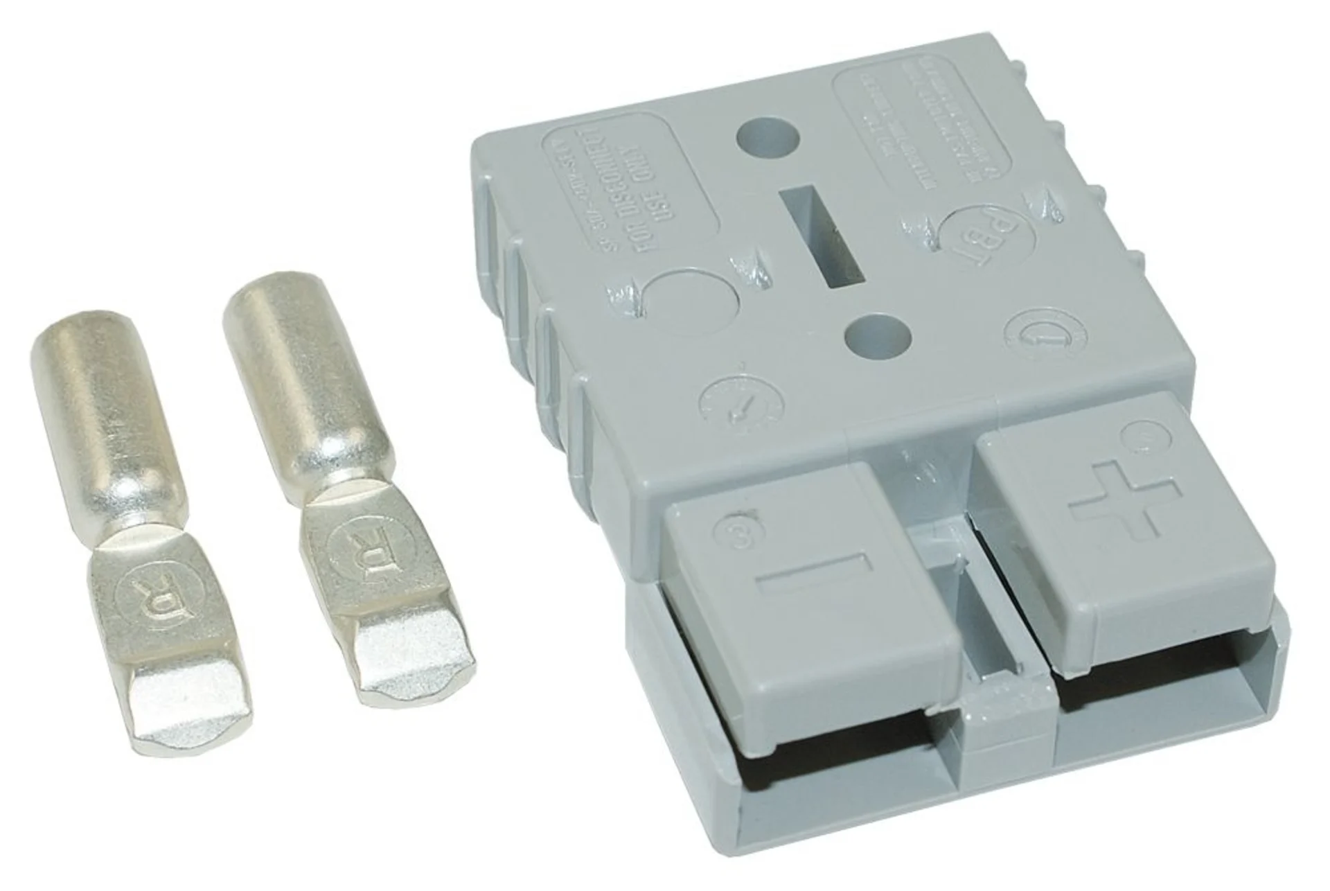 1 Stk. Stecker REMA 2-pol 16 mm2 grau 2-pol / 16 mm2 / 50 A / 5 x 3.5 cm 1 Stk. Stecker REMA 2-pol 16 mm2 grau 2-pol / 16 mm2 / 50 A / 5 x 3.5 cm