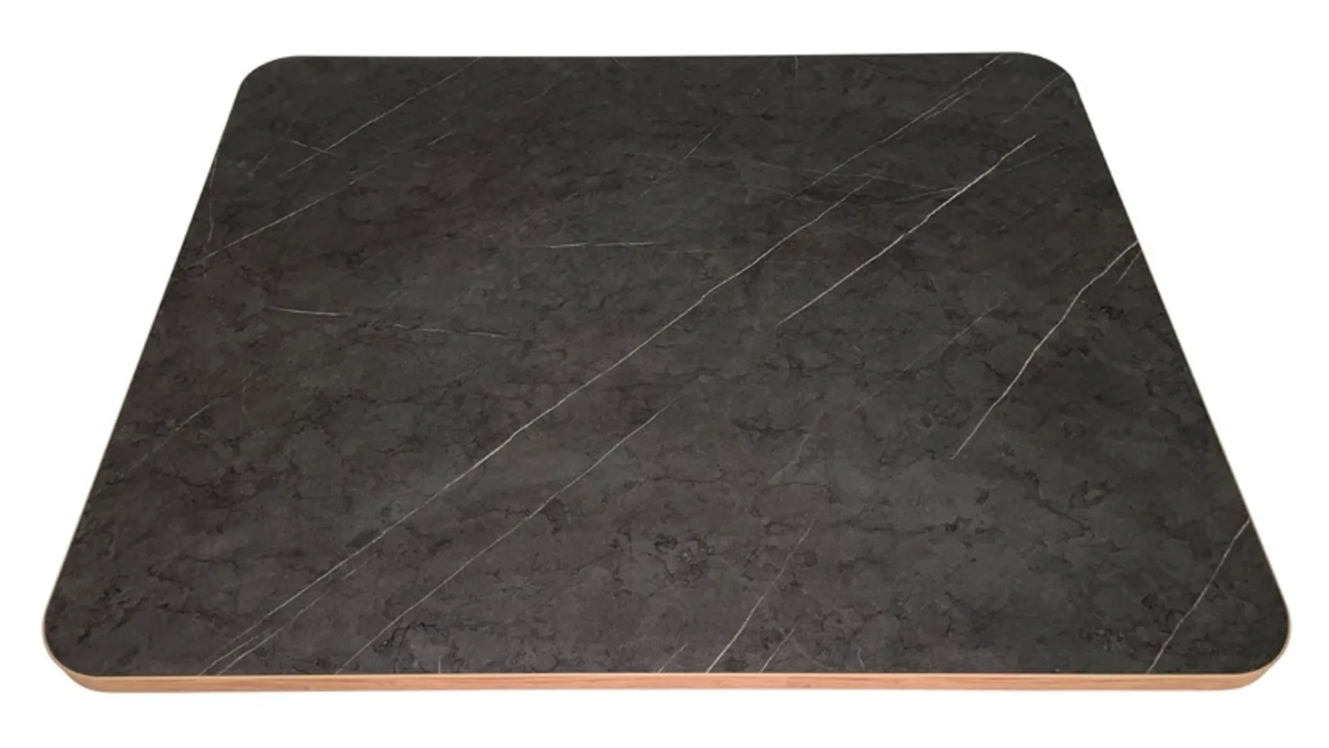 Leichtbau-Tischplatte - Oberseite Marmor-Optik - Unterseite weiß matt - Kanten Eiche-Optik - Groß Leichtbau-Tischplatte - Oberseite Marmor-Optik - Unterseite weiß matt - Kanten Eiche-Optik - Groß