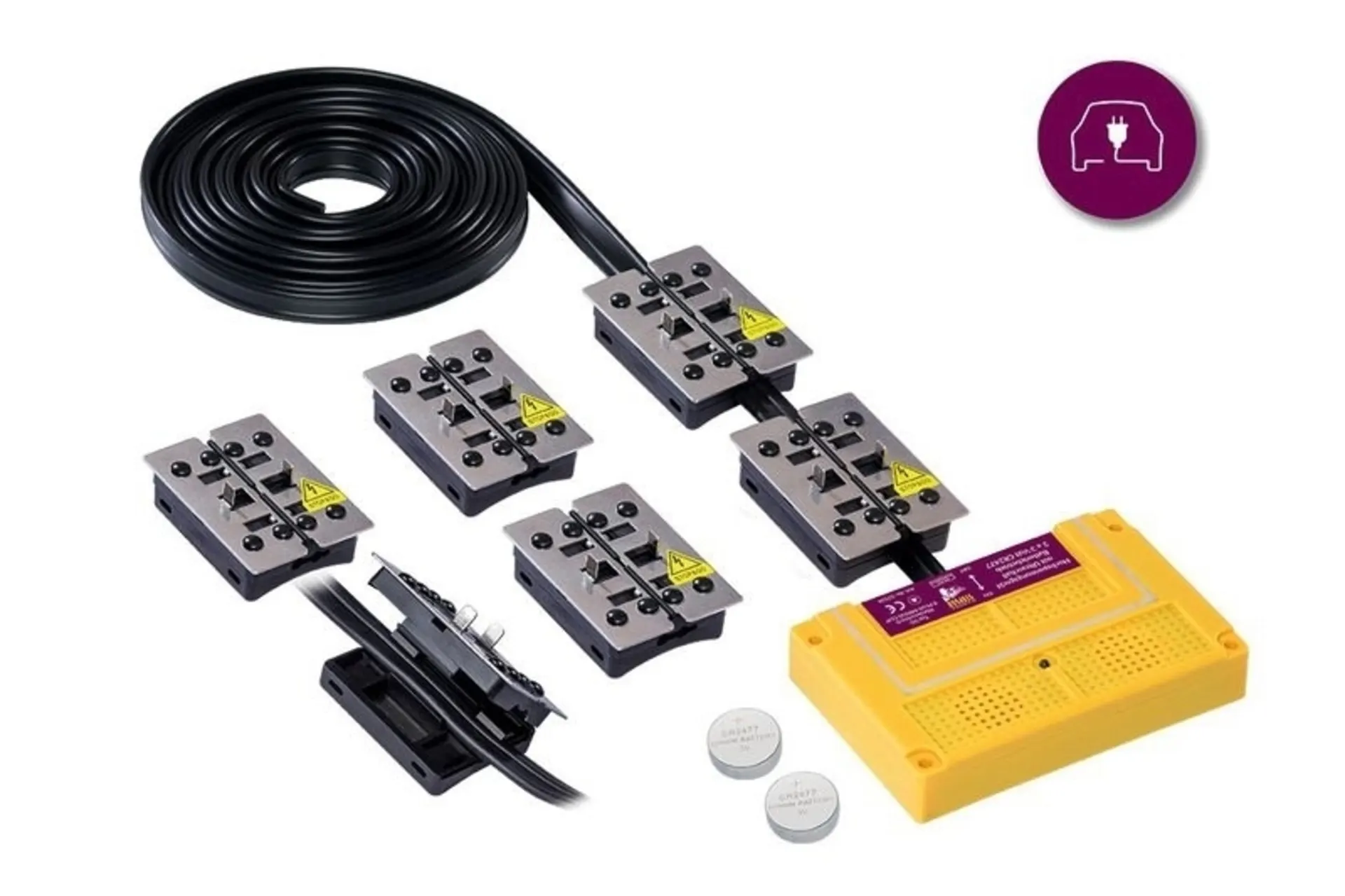 Marder-Stop&amp;Go Hochspannungsgerät mit Ultraschall und Batteriebetrieb