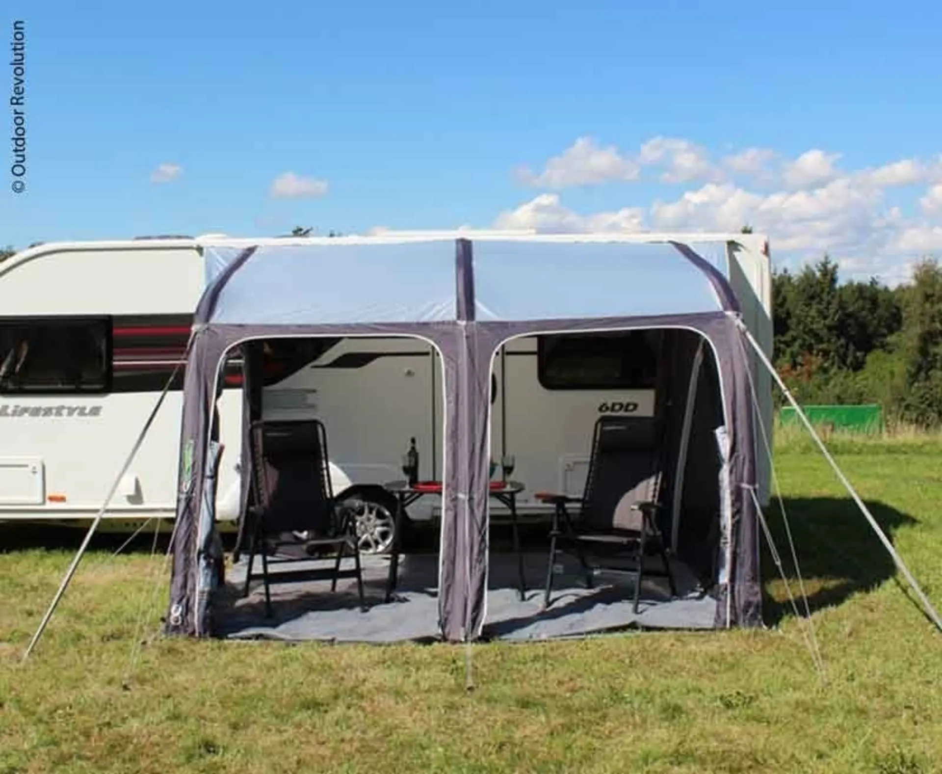 Outdoor Revolution Aufblasbares Caravan Teilzelt E-Sport Air 325 XL