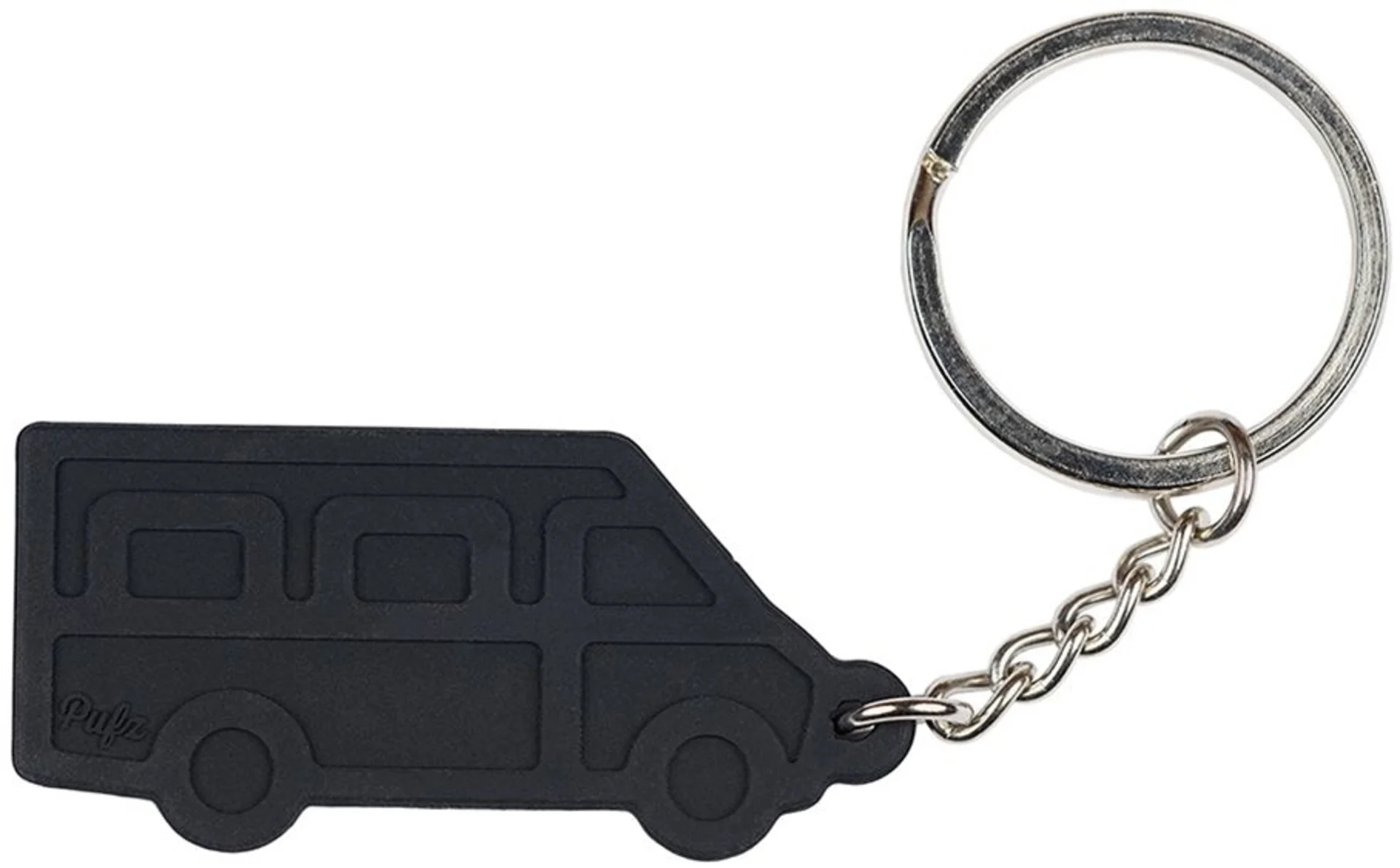 Pufz Schlüsselring Wohnmobil schwarz Pufz Schlüsselring Wohnmobil schwarz