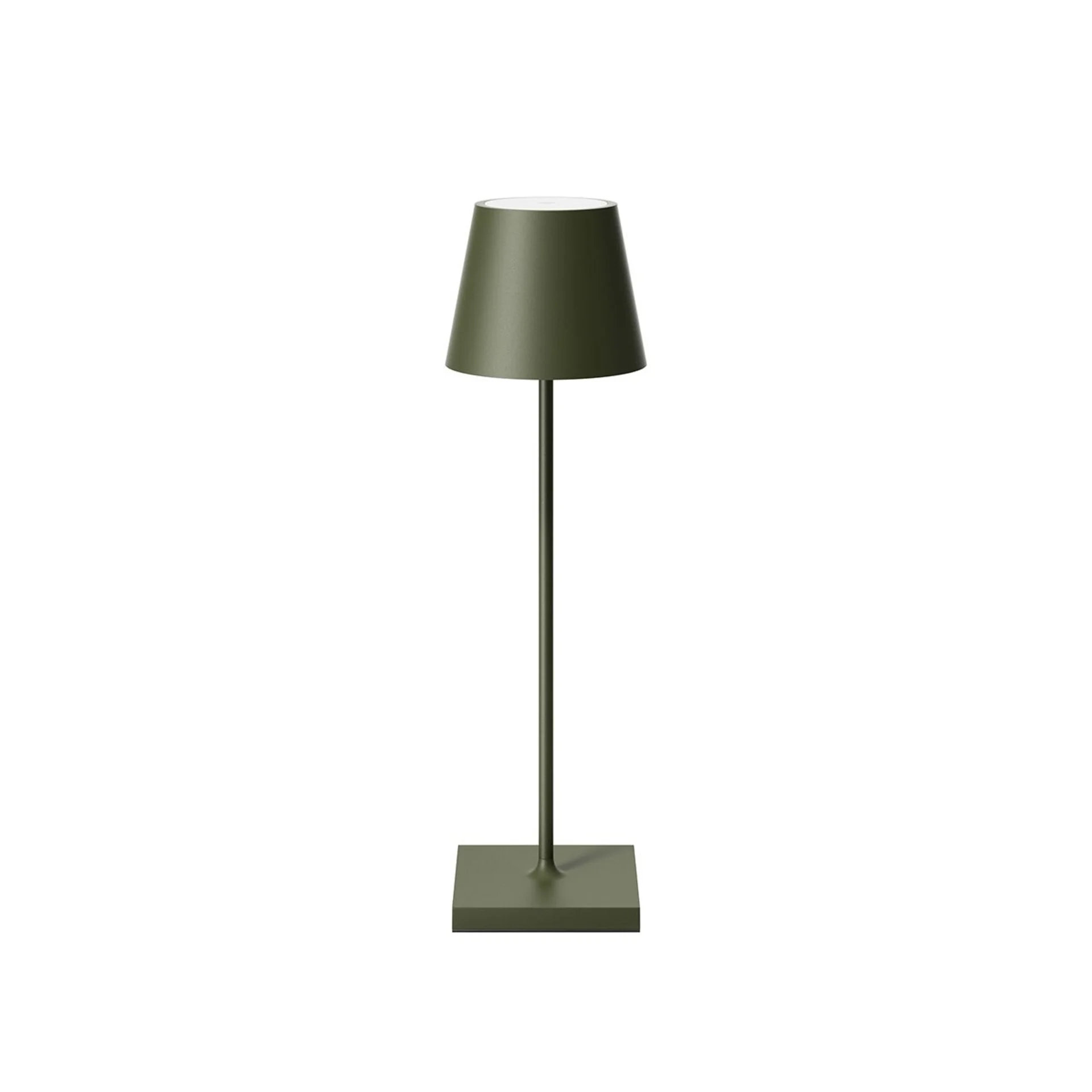 Lampe de table rechargeable Sigor Nuindie 380 mm, vert sapin
