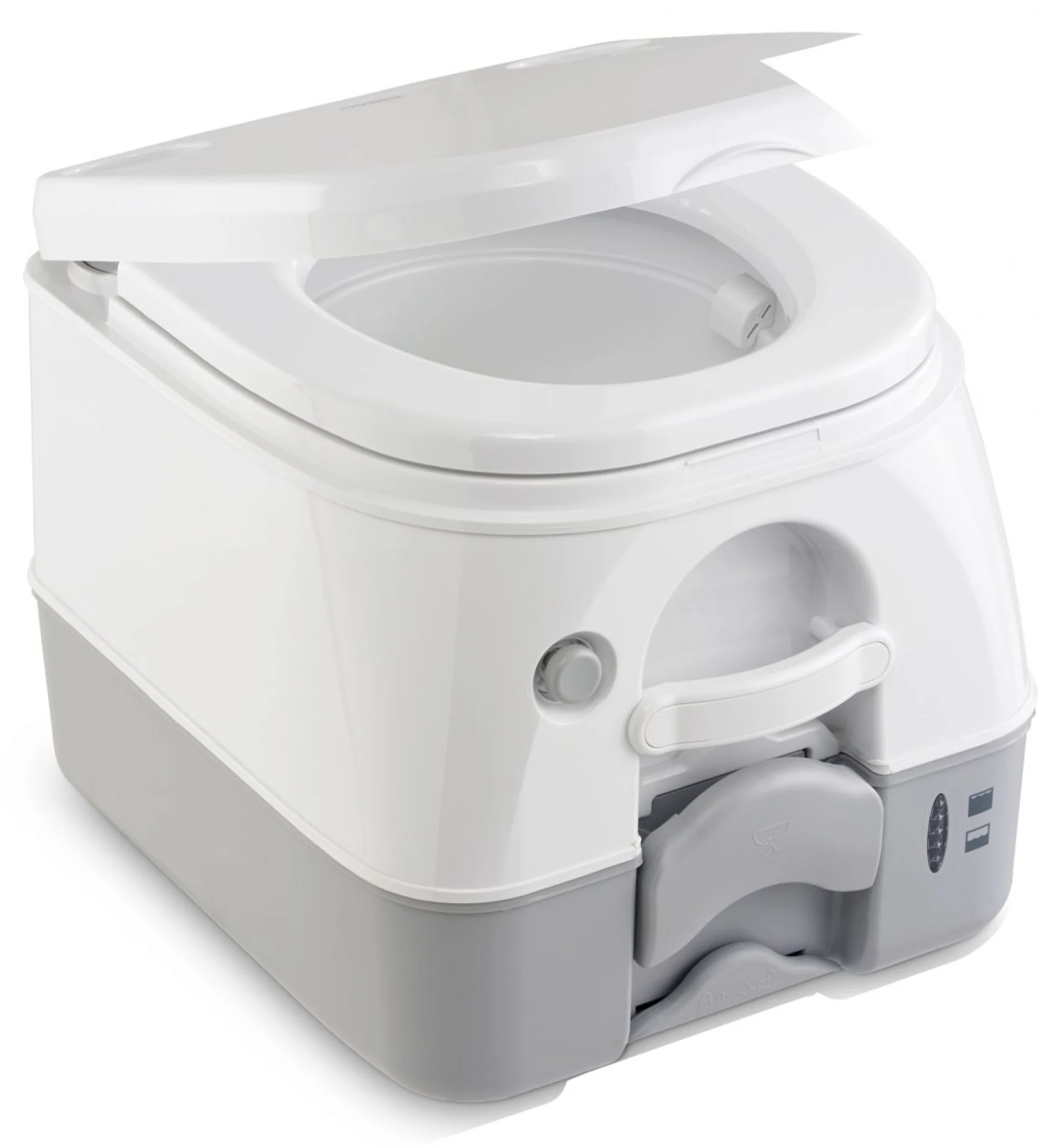 Toilettes de camping portables 972 gris 8,7/9,8 litres