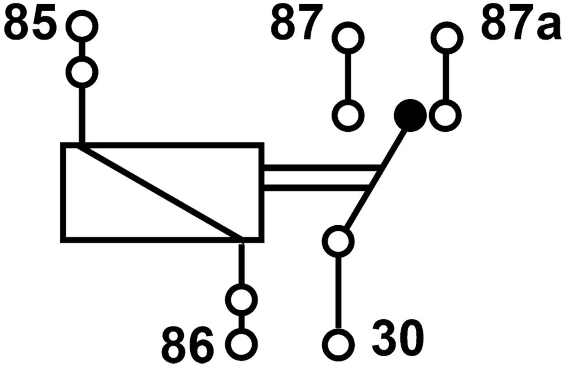 Mini-Relais Wechsler mit Diode 24V