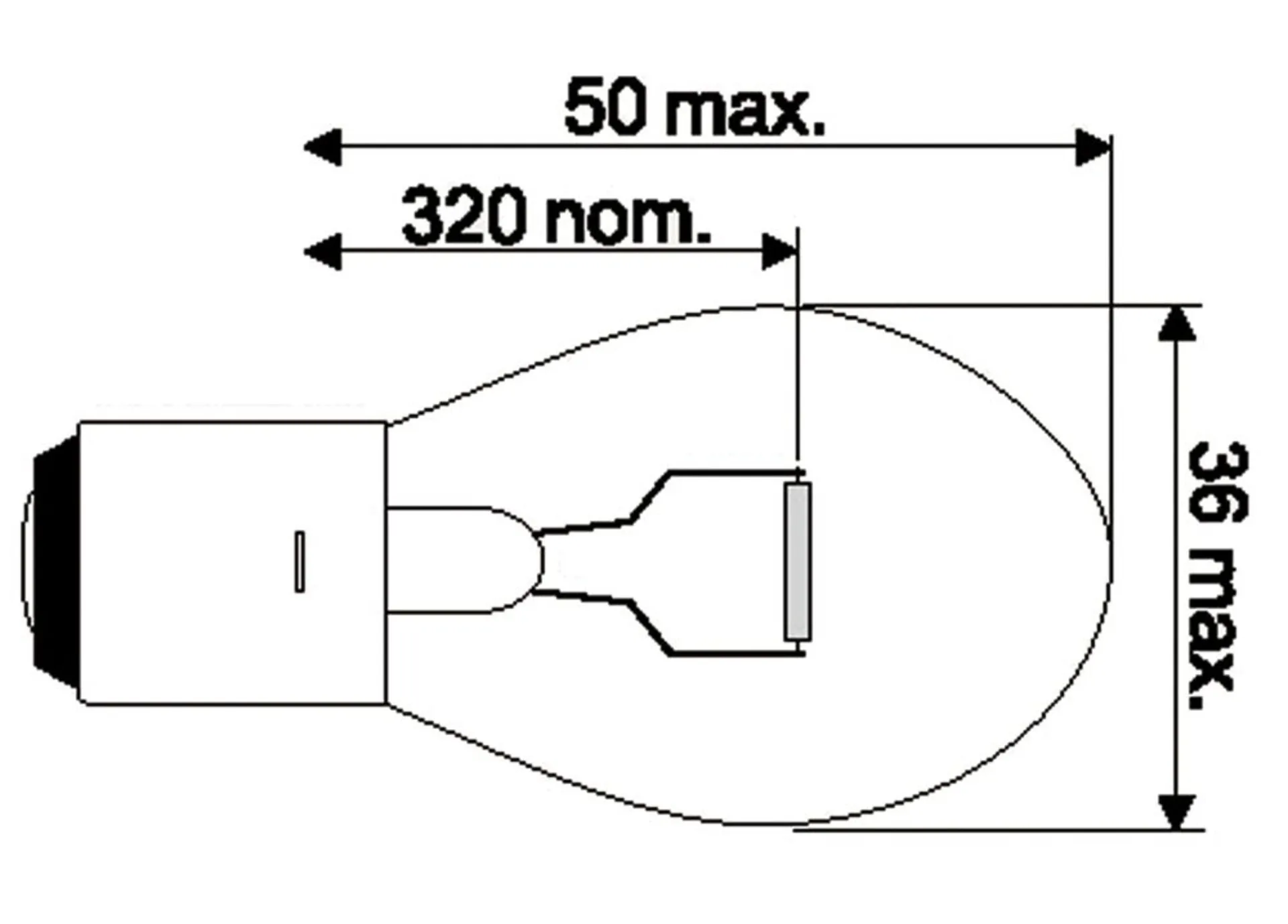 Jahn Glühlampe BA20s 24V 35W