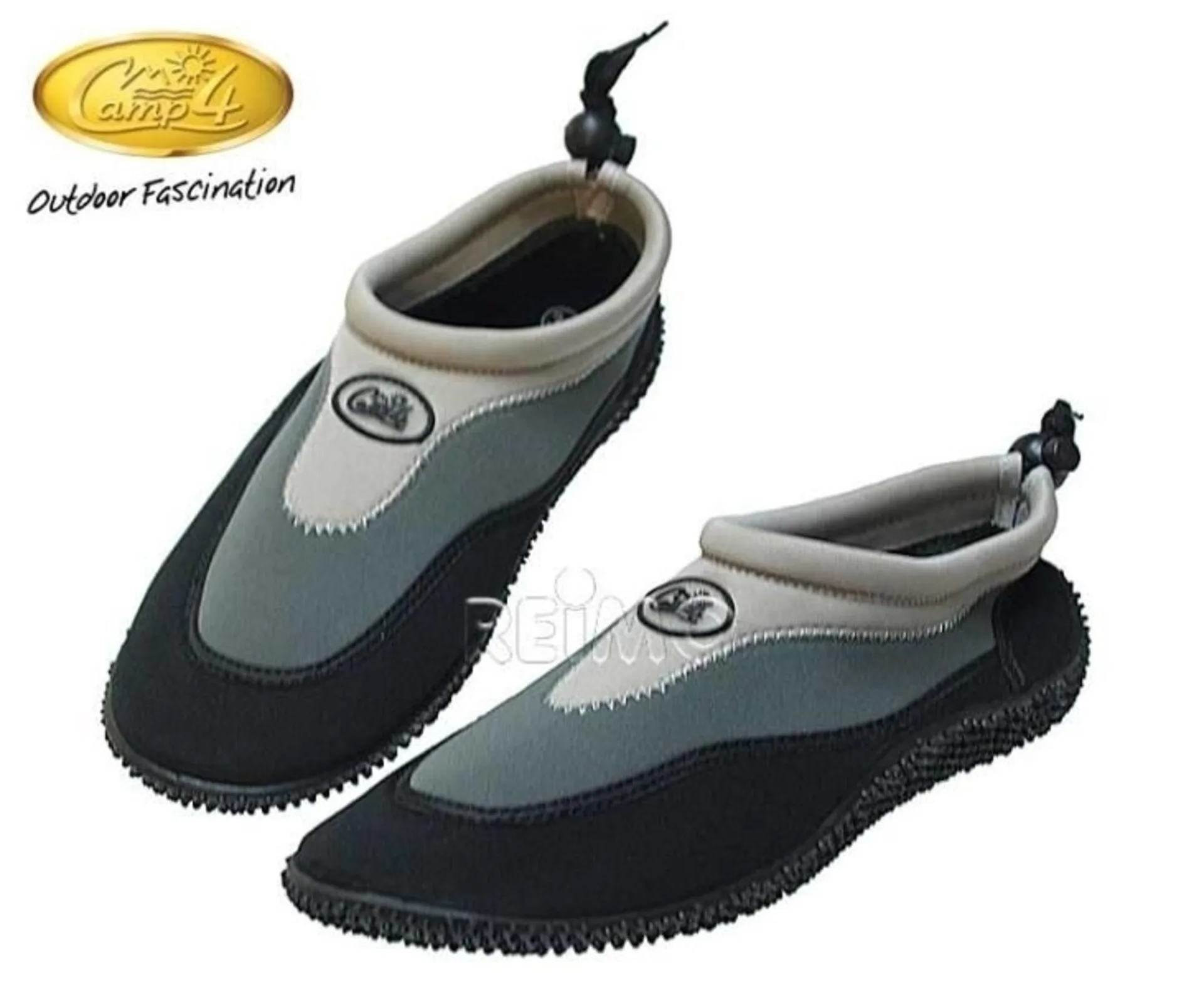 Aquashoes, couleur : gris/noir, taille 44