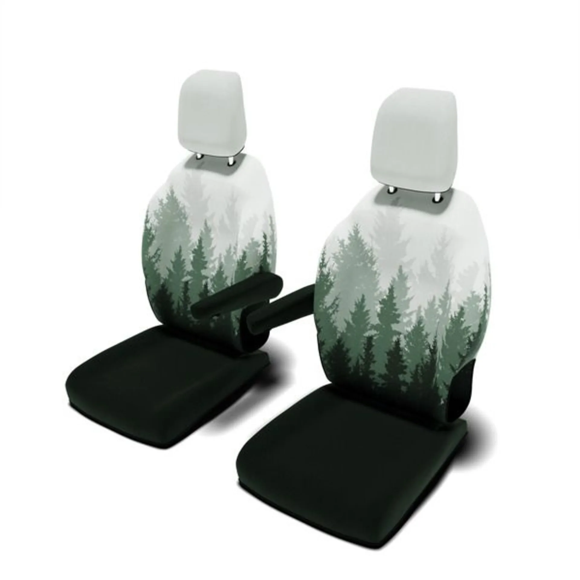 Rückbank- und Sitzbezug-Set Campster/Vanster-Forest in Magic Forest Design