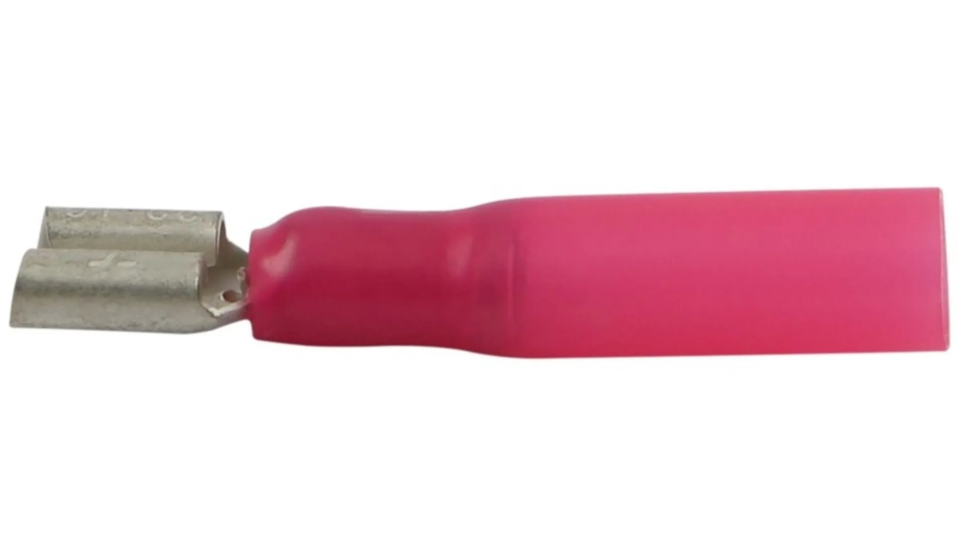 Duraseal Schrumpf-Flachsteckhülsen rot 6.3mm / 1.5mm2