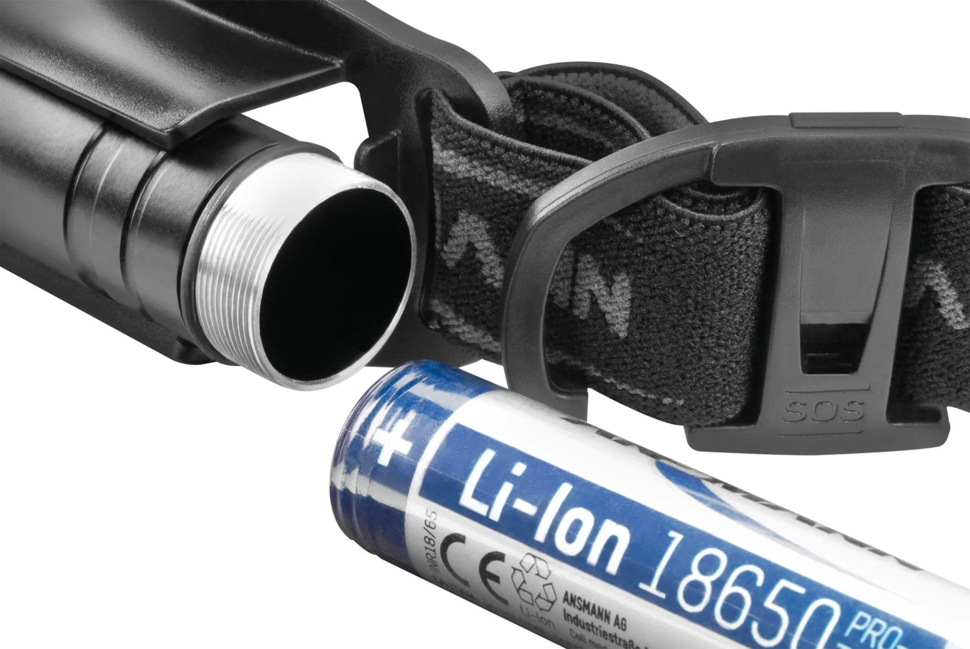 Ansmann Stirnlampe HD500R 10W fokussierbar 550 Lumen