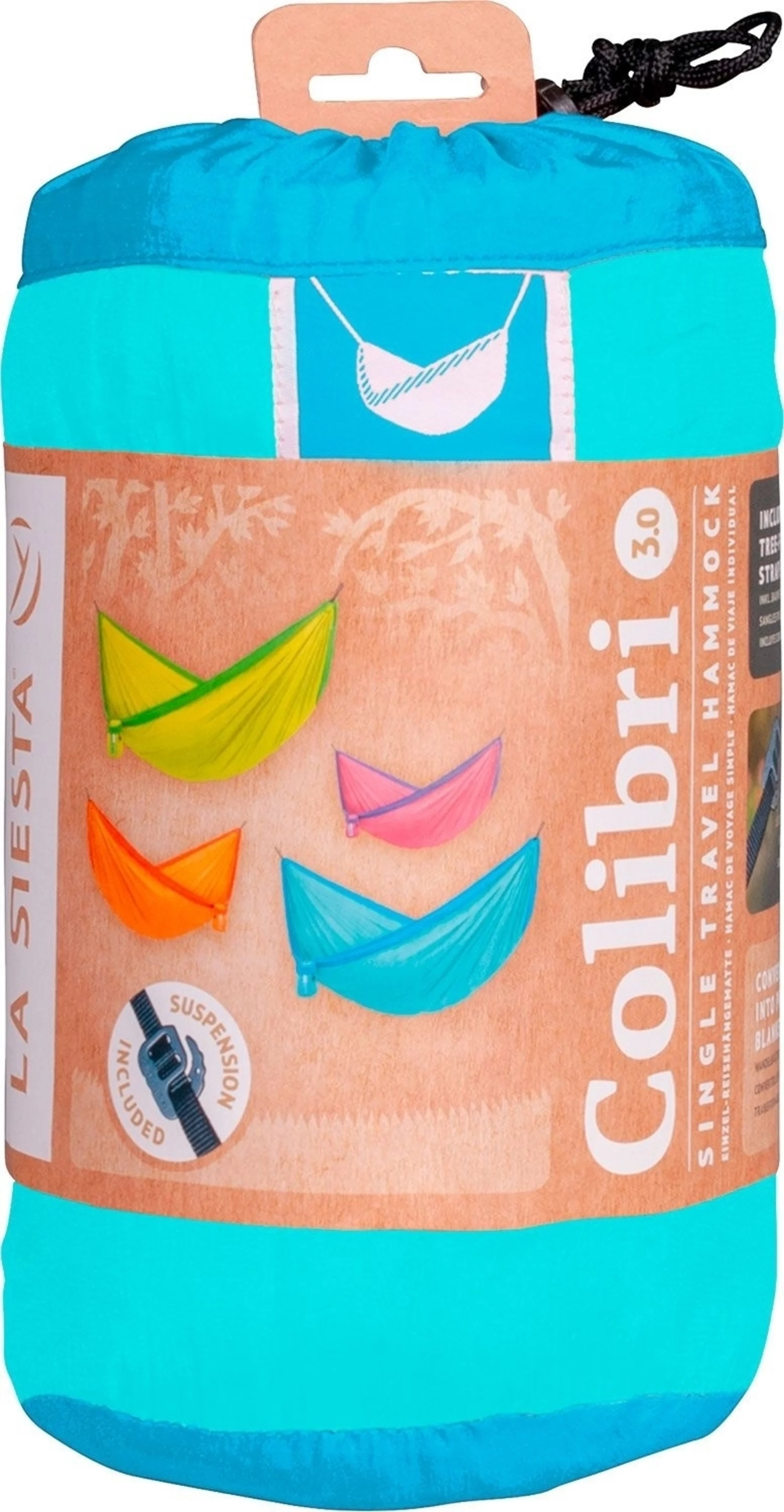 La Siesta hamac de voyage individuel Colibri 3.0 Carib