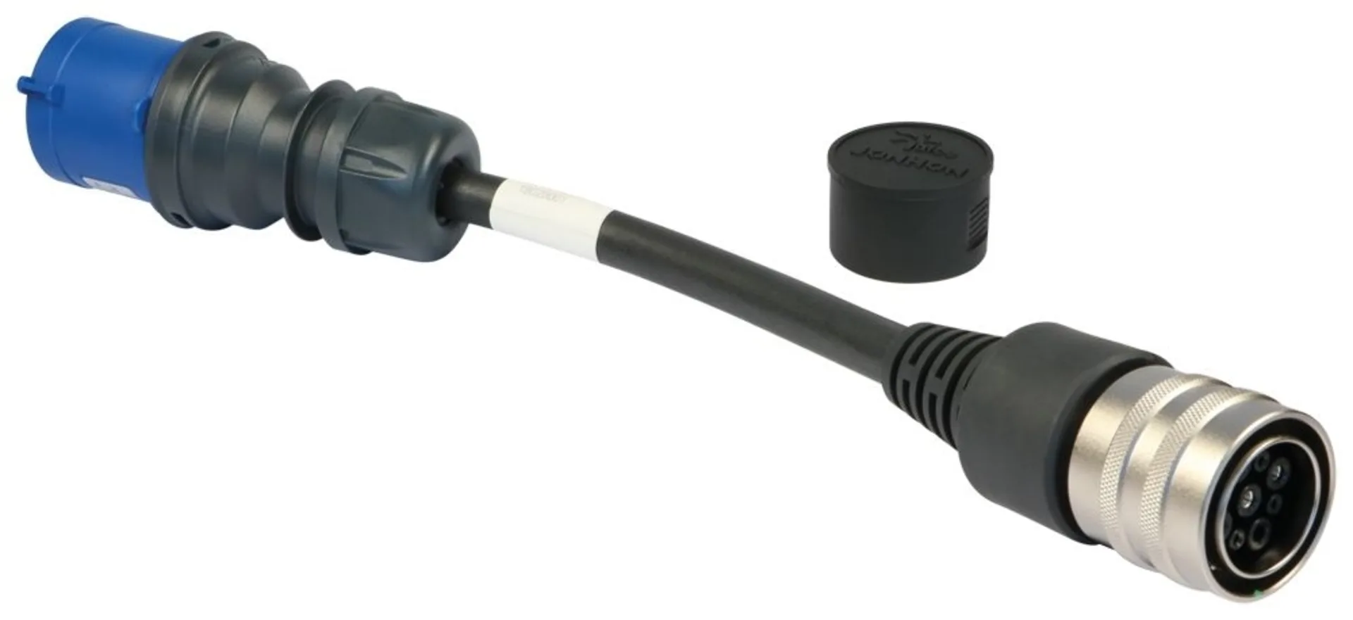 Adaptateur JUICE CONNECTOR CEE32, monophasé, bleu – Adaptateur simple pour JuiceBooster2 Adaptateur JUICE CONNECTOR CEE32, monophasé, bleu – Adaptateur simple pour JuiceBooster2
