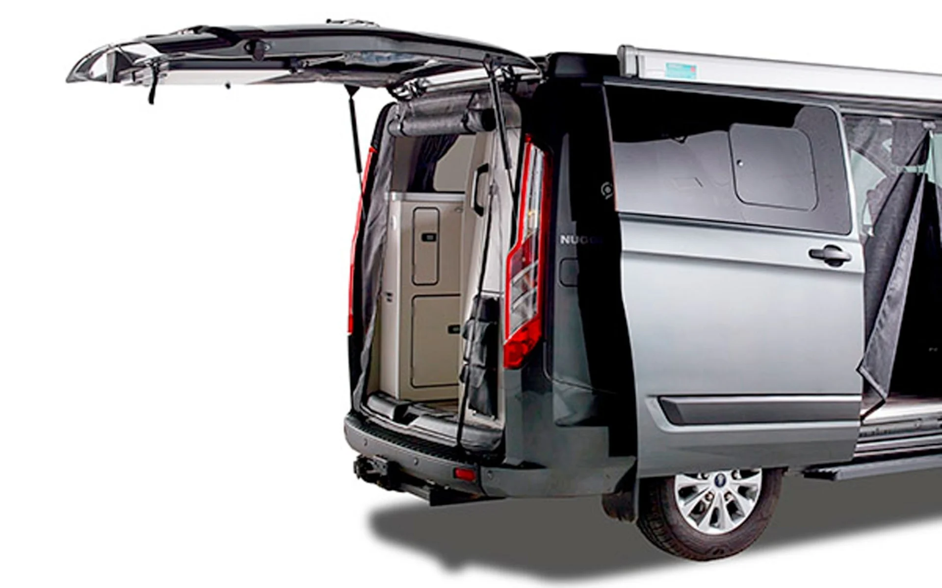 Moustiquaire VanQuito pour Ford Transit/Nugget/Custom à partir de 2014, à mailles fines, pour l'arrière Moustiquaire VanQuito pour Ford Transit/Nugget/Custom à partir de 2014, à mailles fines, pour l'arrière