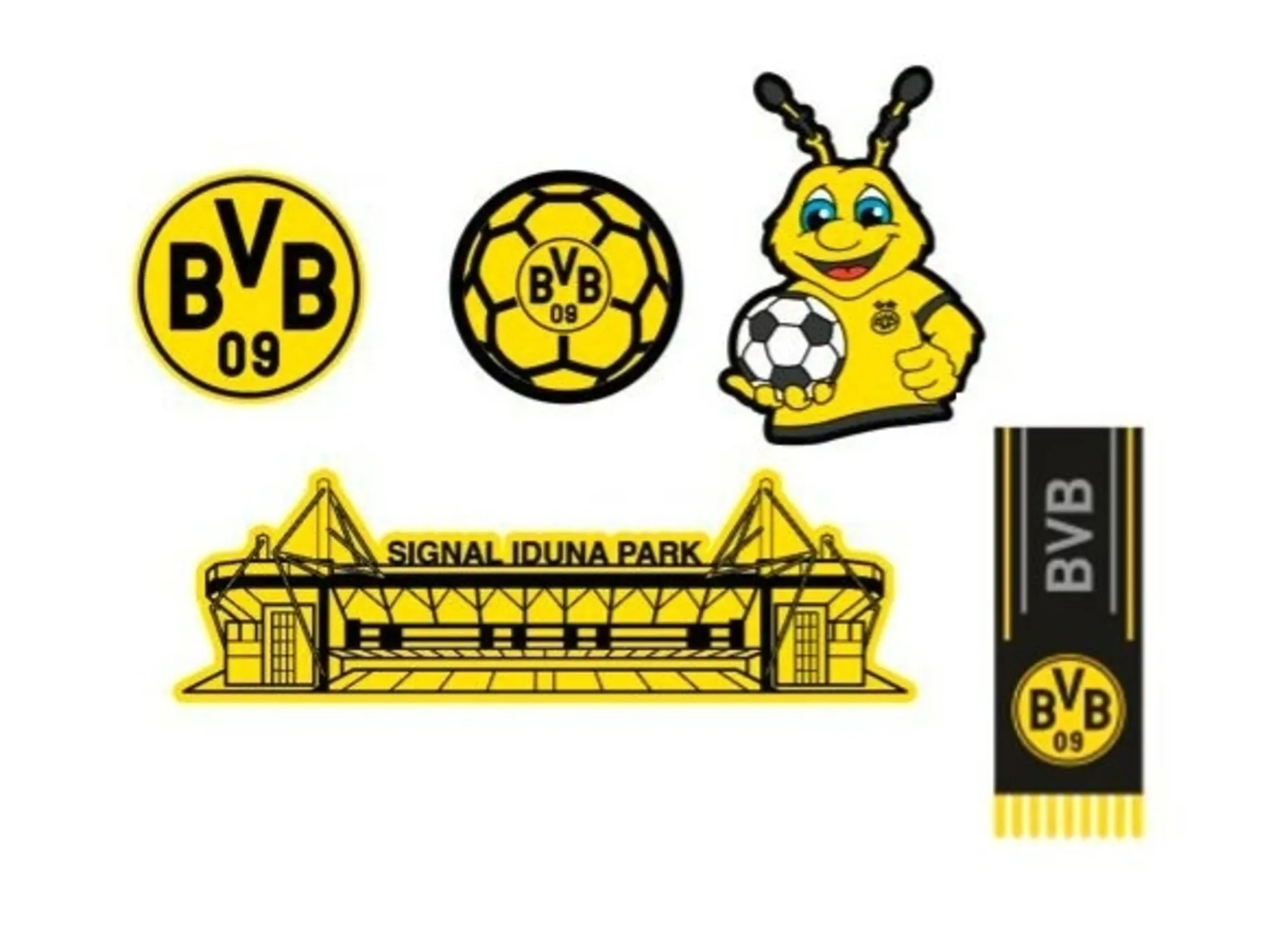 Crocs Jibbitz BVB : lot de 5 décorations pour chaussures