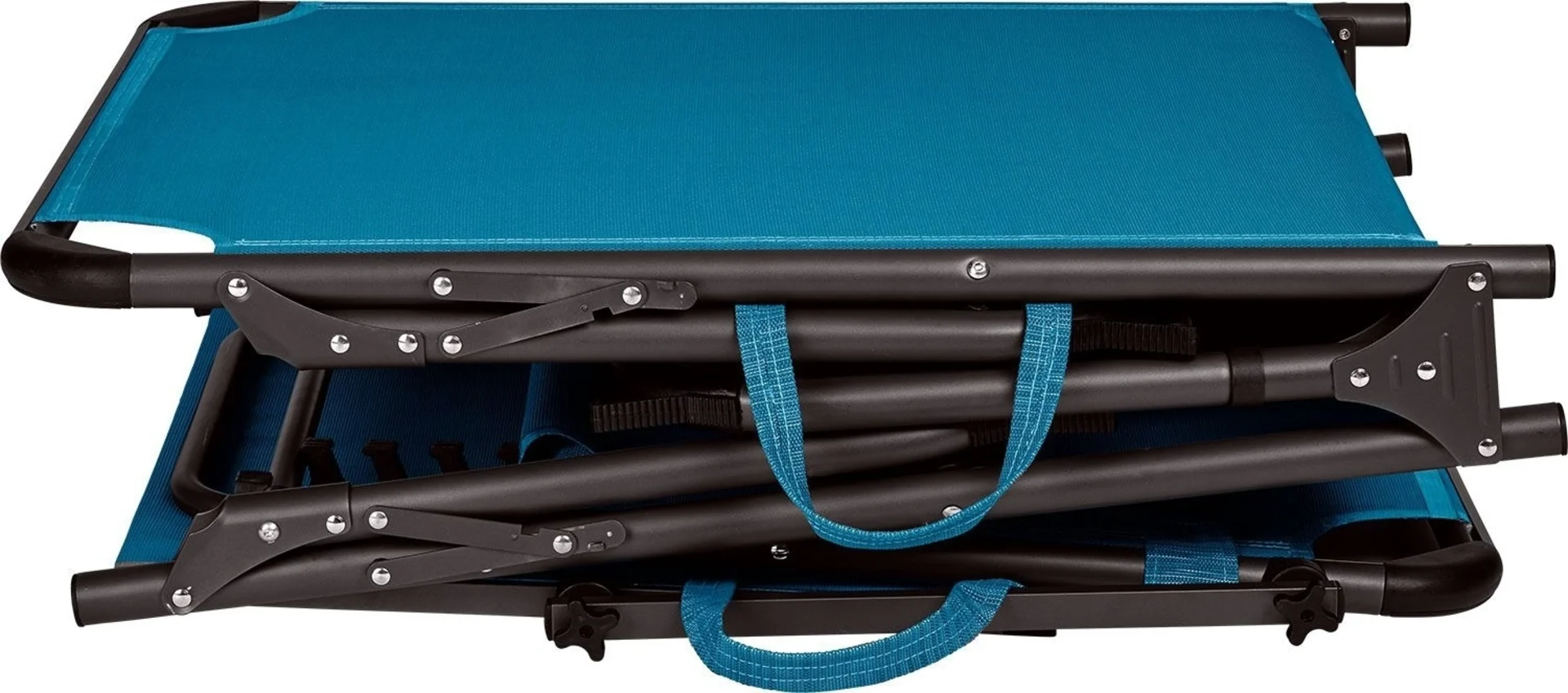 Berger Slimline Dreibein Sonnenliege Hellblau
