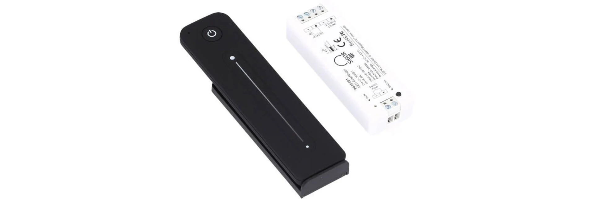 Sigor Dimmer für LED-Streifen inkl. Fernbedienung 5-36 V / 8 A