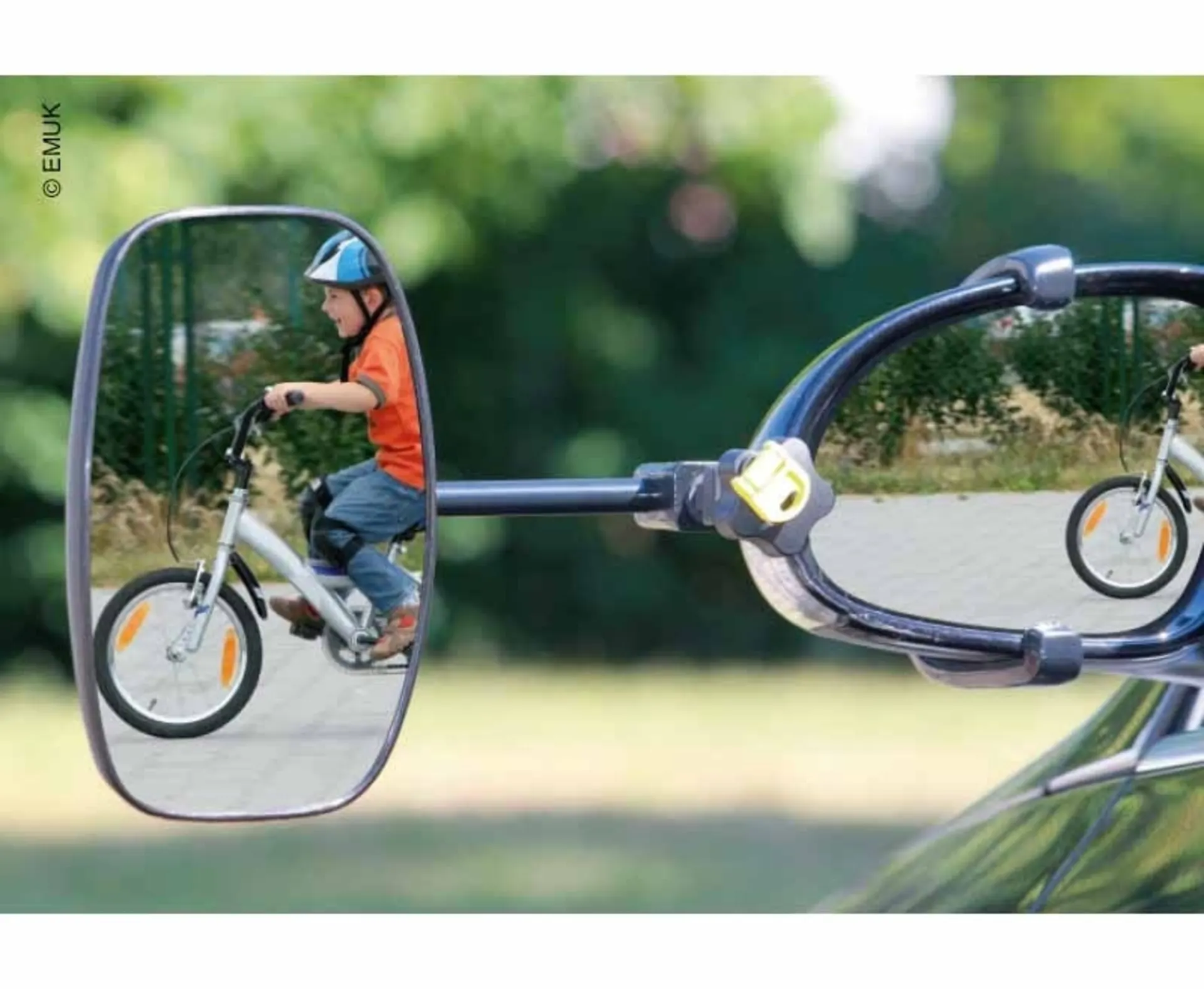 EMUK XL miroir Audi A3 2011-2013, A4 berline 2011-2015, Avant 2008-2015, A5 Sportback 2010-2017 avec miroir supplémentaire (2 pièces) - version XL