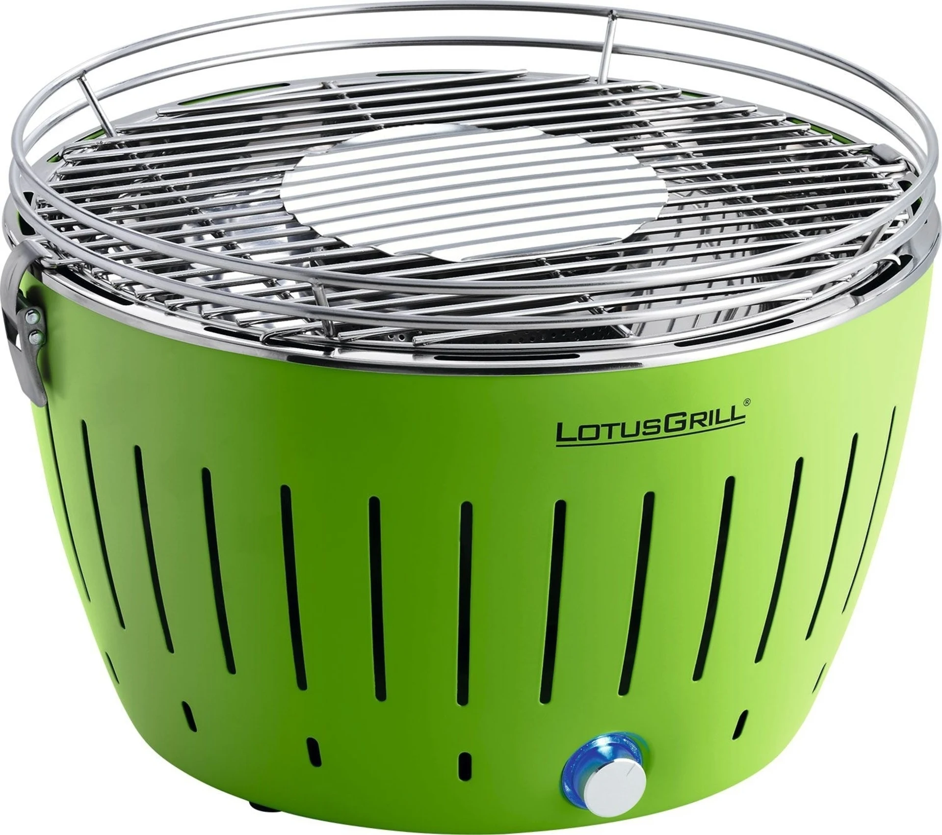 LotusGrill Holzkohlegrill mit Tragetasche Limettengrün