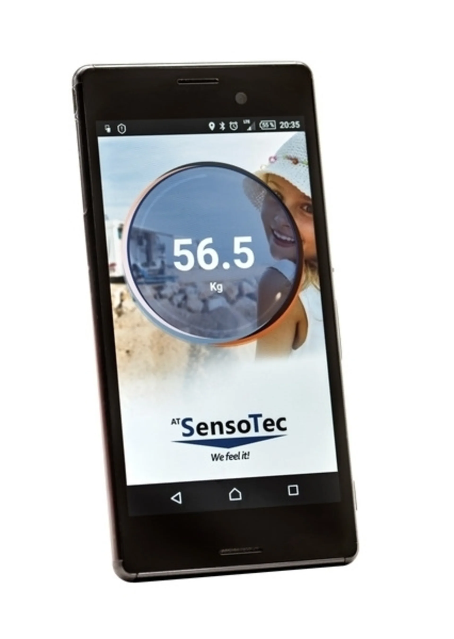 Digitale Stützlastwaage STB 150 mit Bluetooth - Orange