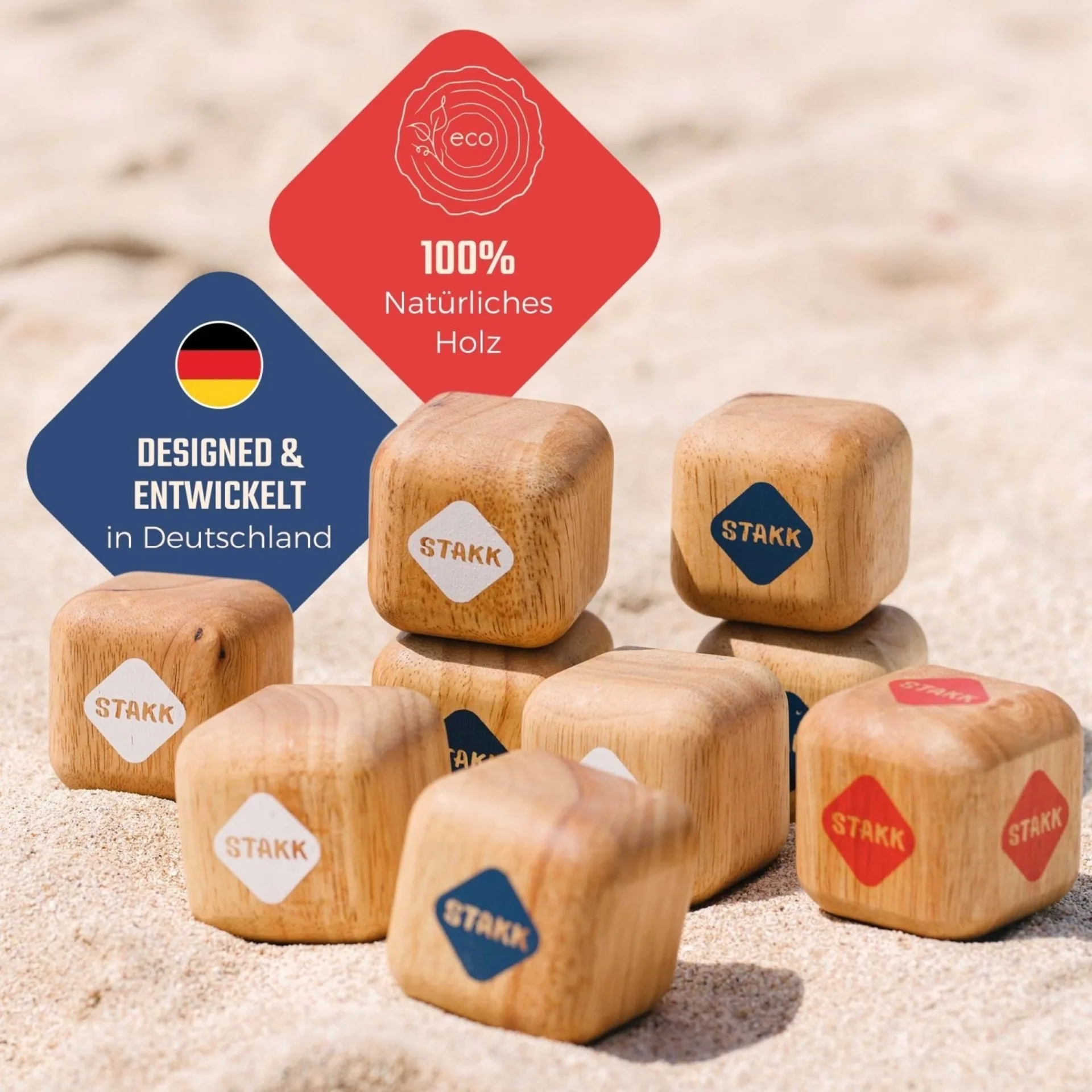 STAKK | Das Neue Outdoor-Wurfspiel | Geschicklichk