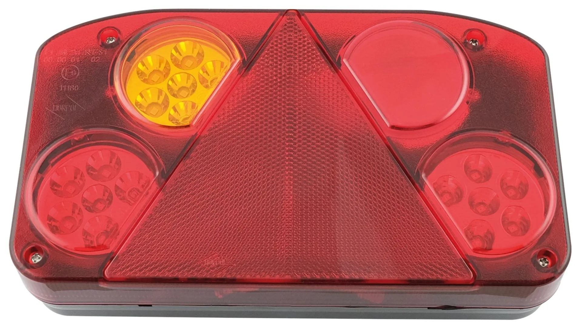 Horpol - Feu arrière à LED 12/24 V gauche 238 x 138 mm, IP55 avec NSL