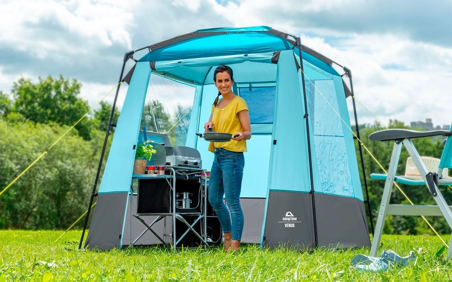 Camptime Venus freistehendes Küchen- / Universalzelt