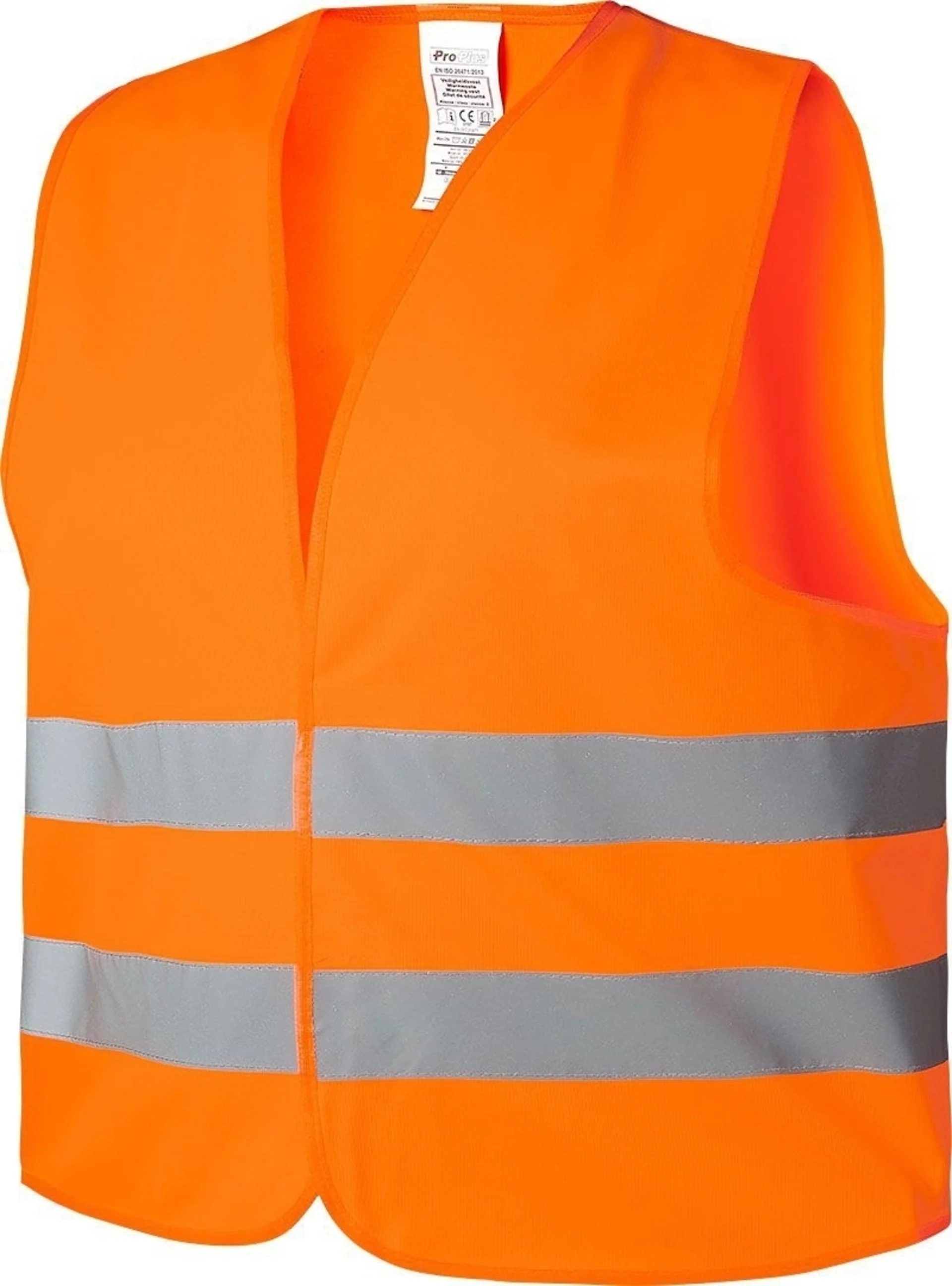 Gilet de sécurité orange pour adultes