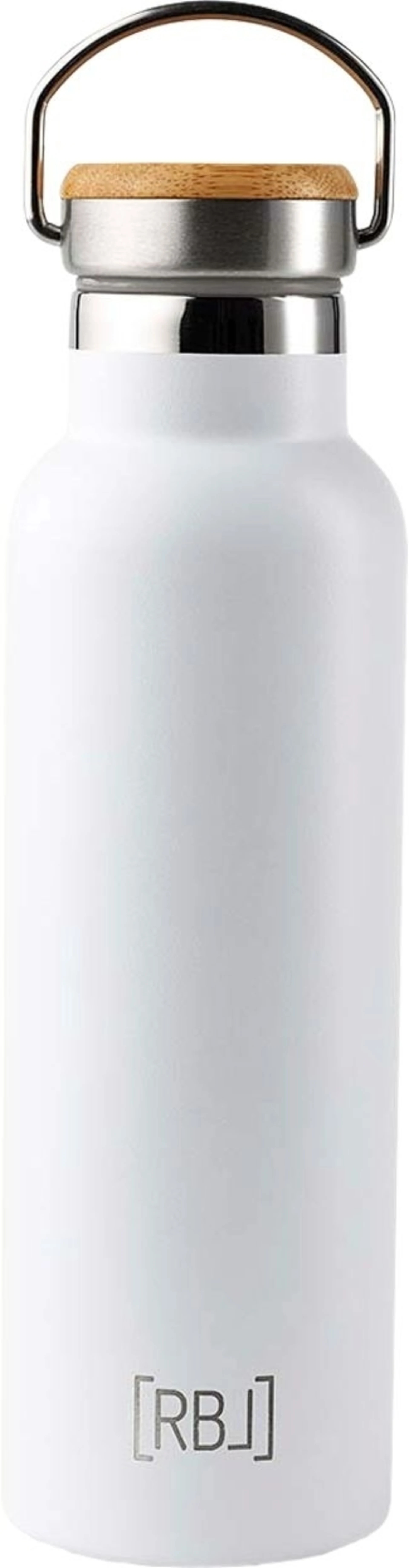 Bouteille isolante Rebel Outdoor en acier inoxydable 600 ml blanc