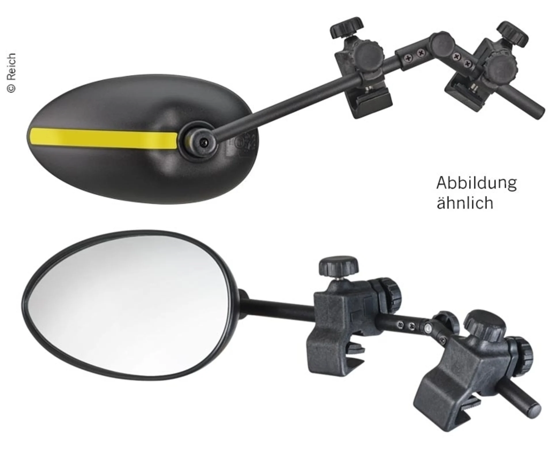 Reich Speed Fix Caravanspiegel 2er Set XXL Version mit Flachglas Spiegeln