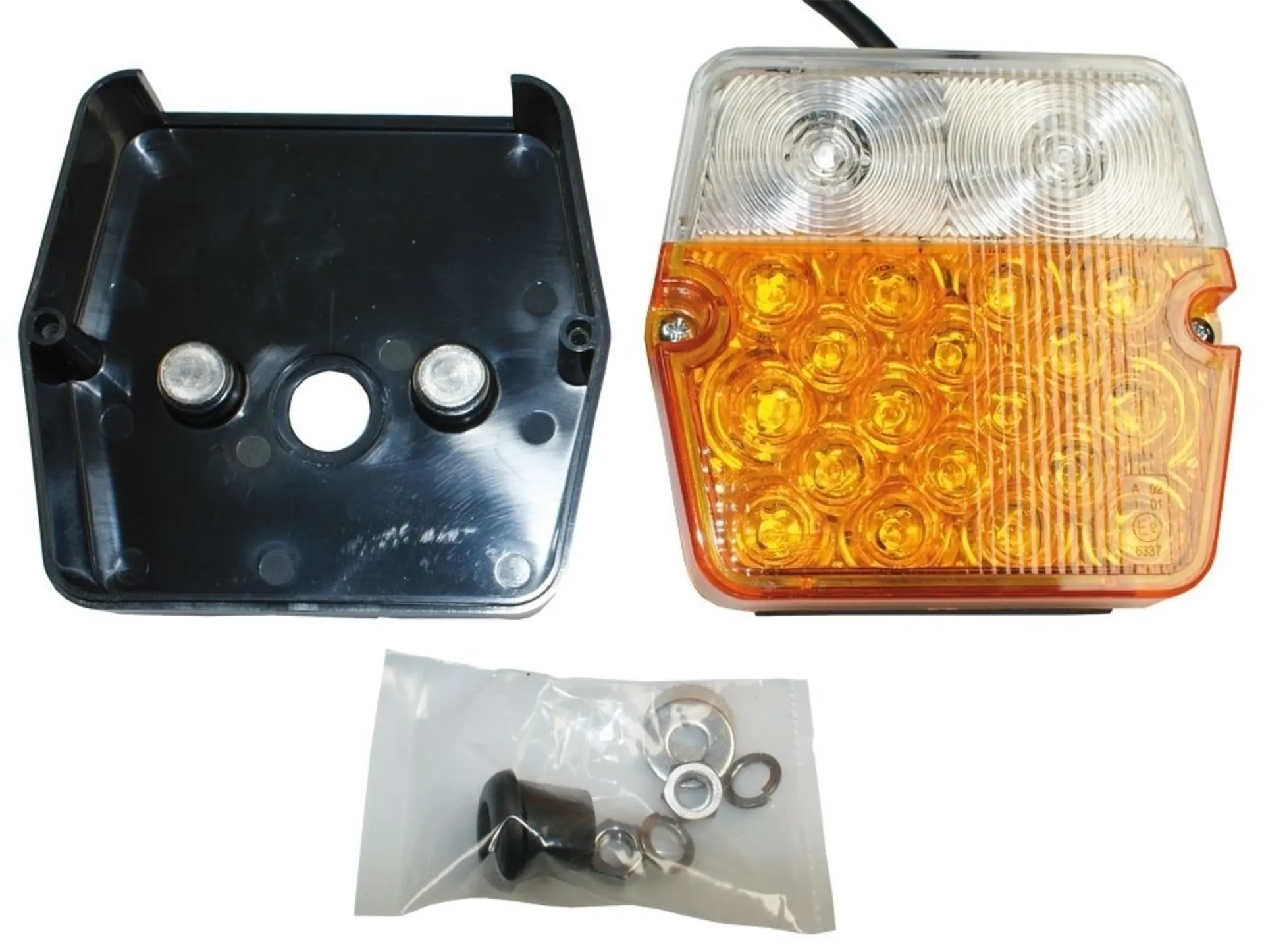 LED-Blink-Positionsleuchte 9V-36V 100x95mm, Kategorie: 1, 1a (vorne)