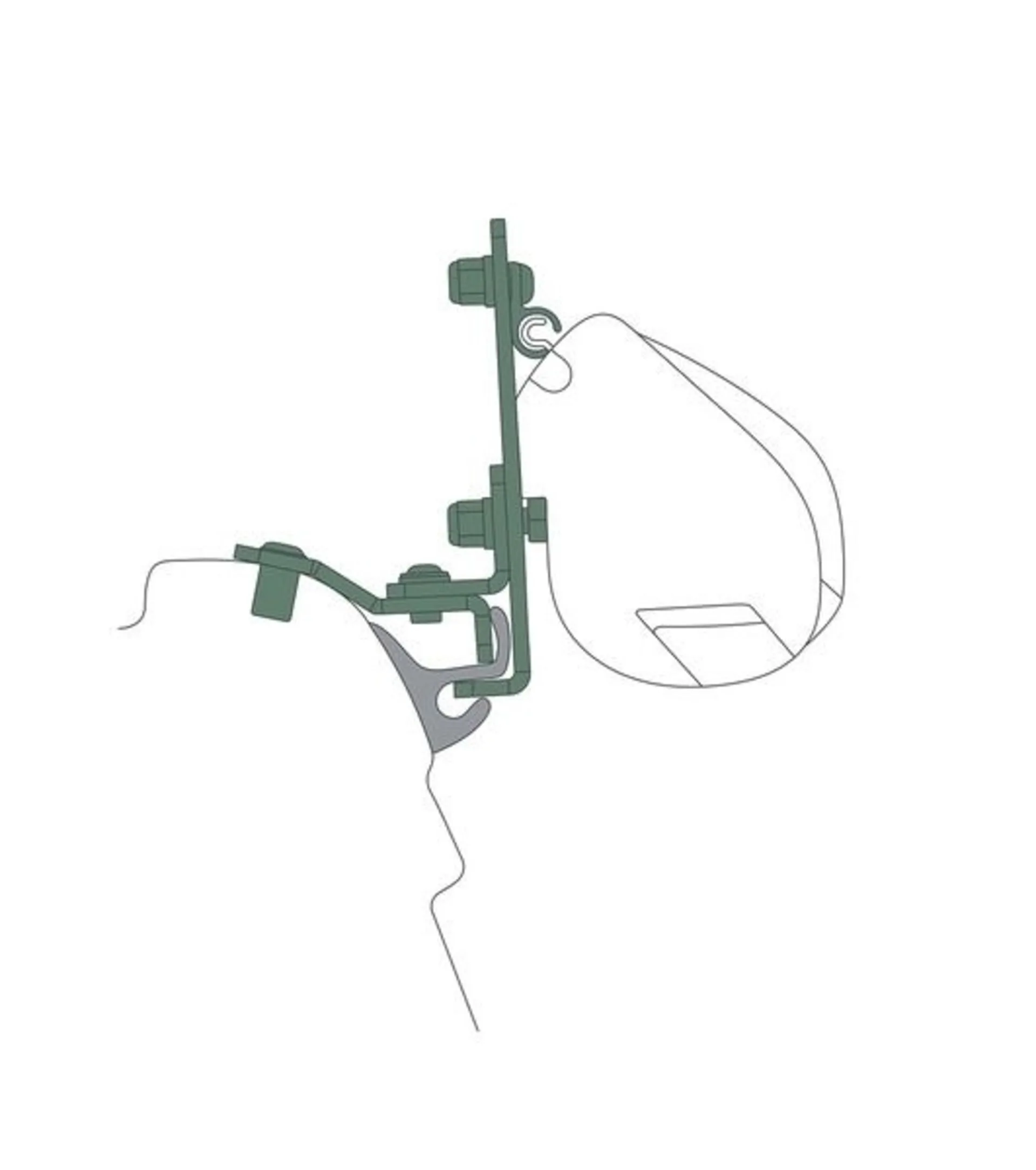 Markisen-Adapter für VW T5/T6/T6.1 mit Reimo Multirail und Fiamma F35pro/F45s - abnehmbar