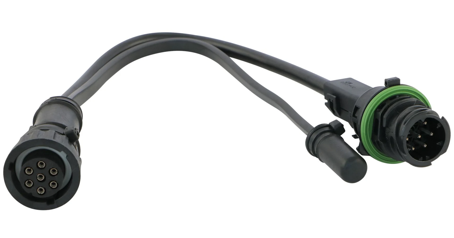 Adapterkabel WAS 7-pol zu AMP 7-pol nur um WAS-Leuchten mit eigenem WAS 7-Pol-Stecksystem an Fahrzeuge mit AMP 7-Pol anzuschliessen Adapterkabel WAS 7-pol zu AMP 7-pol nur um WAS-Leuchten mit eigenem WAS 7-Pol-Stecksystem an Fahrzeuge mit AMP 7-Pol anzuschliessen