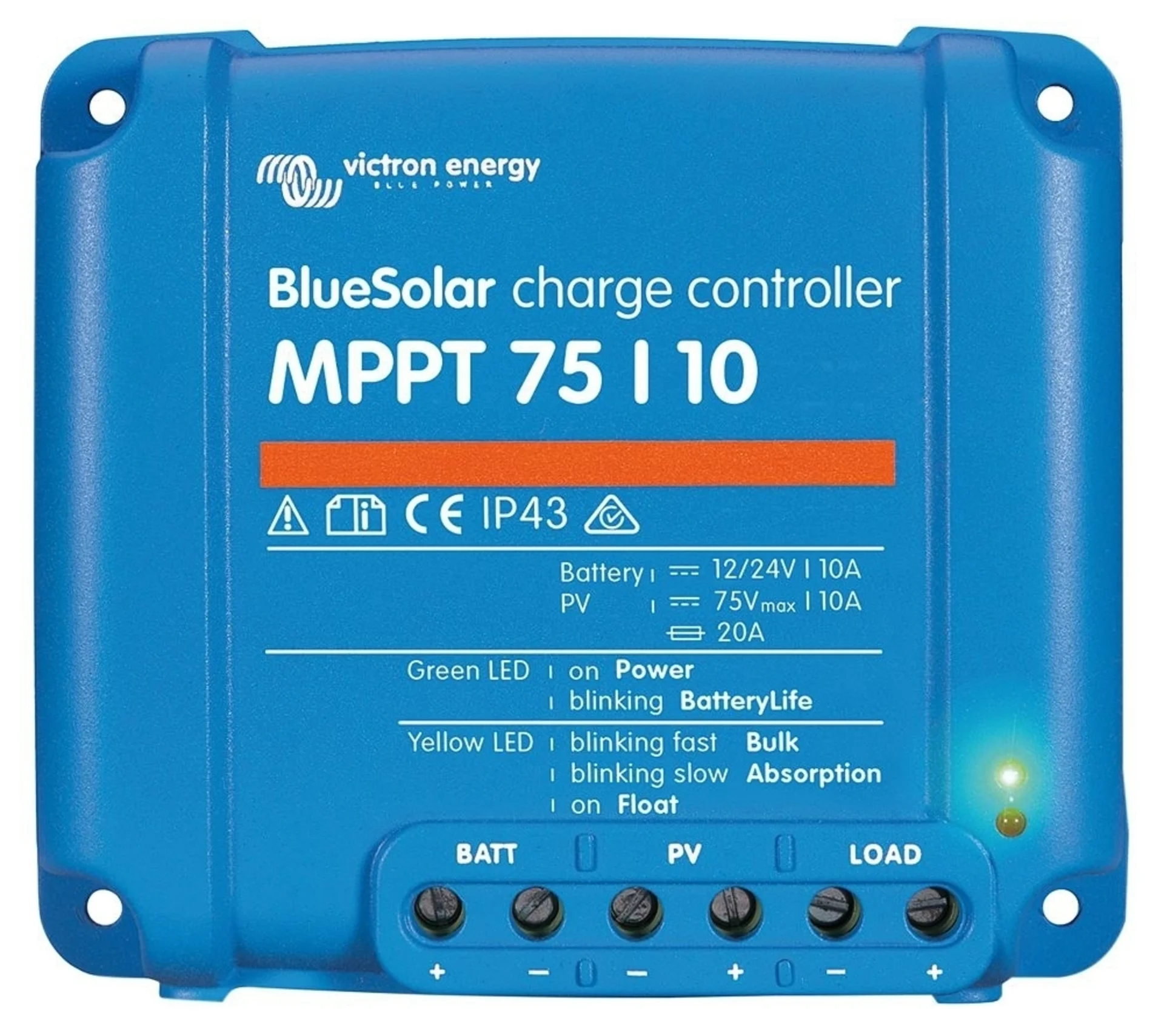 Victron BlueSolar MPPT 75/10 Régulateur de charge solaire 75V / 10 A