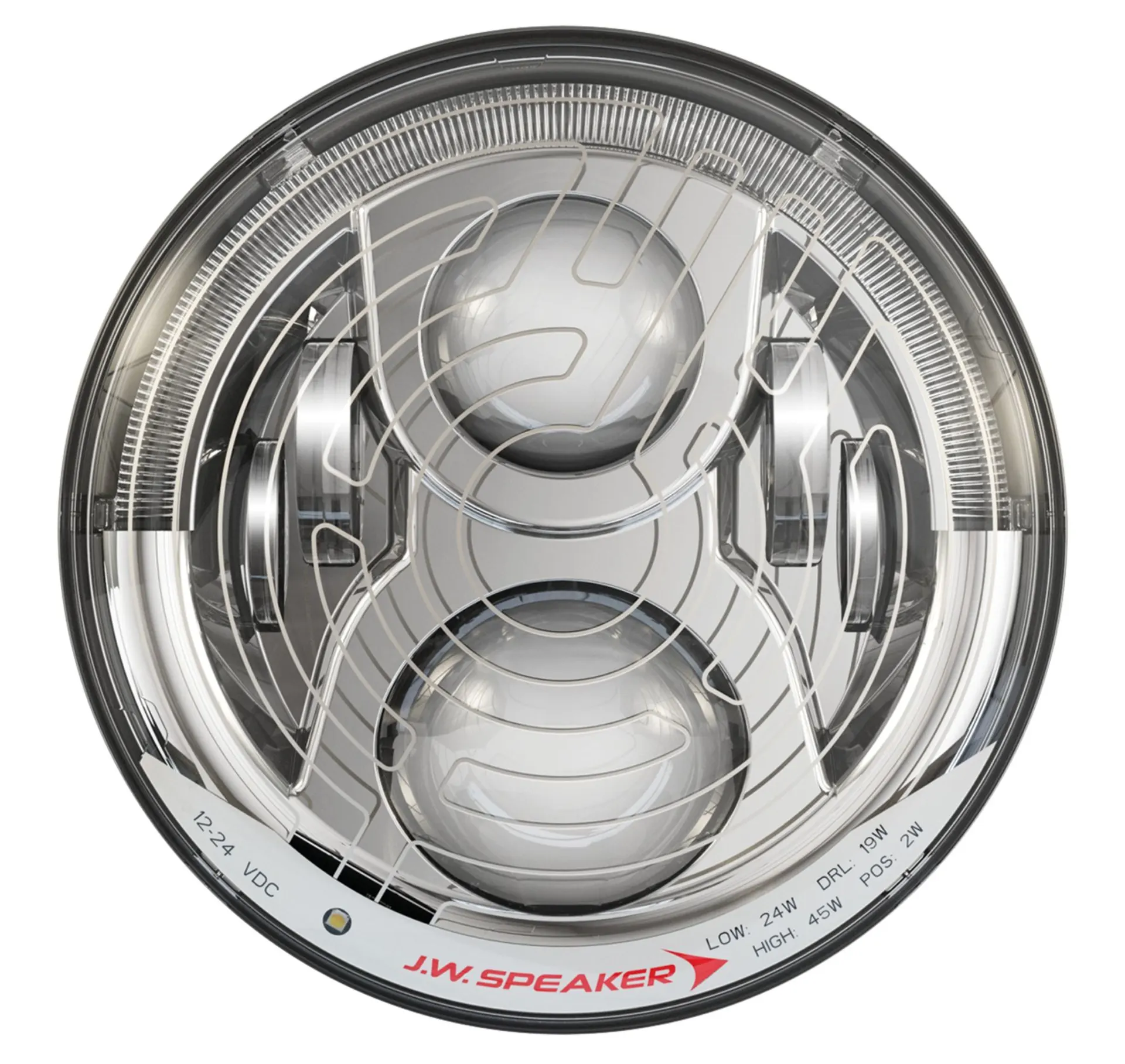 JW Speaker 8700 Evo2 - 7“ LED-Hauptscheinw. ø 176.5 mm, chrom, 12/24 V, mit Heizung JW Speaker 8700 Evo2 - 7“ LED-Hauptscheinw. ø 176.5 mm, chrom, 12/24 V, mit Heizung