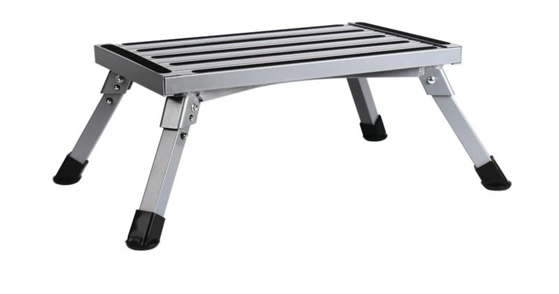 Marchepied pliable en acier pour caravanes et camping-cars de Carbest