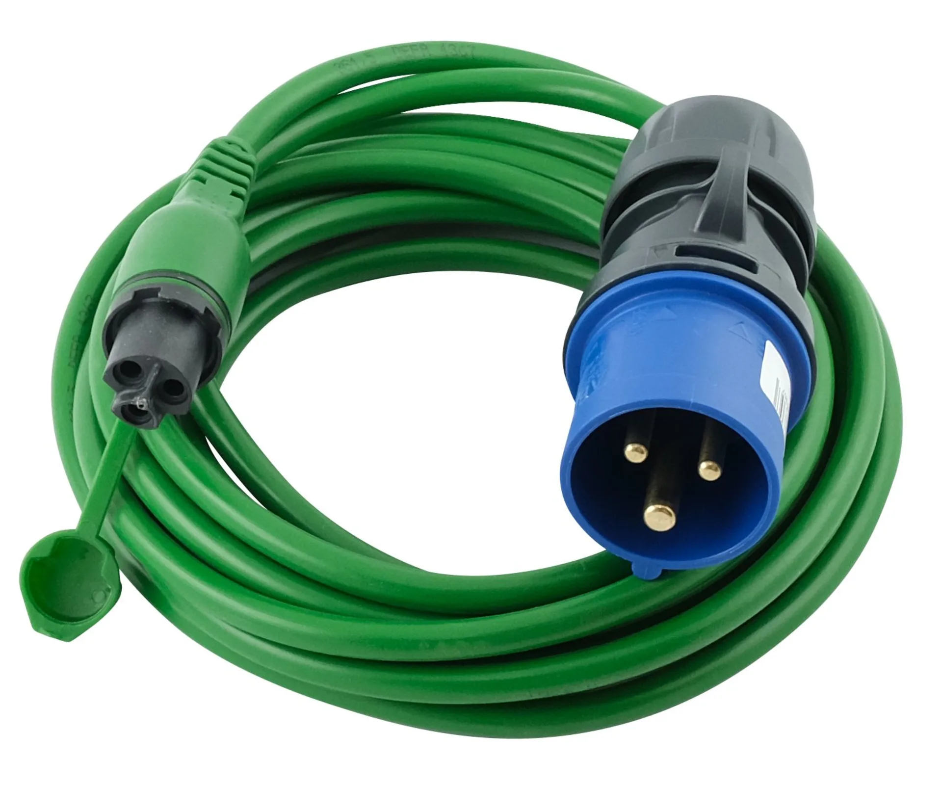 DEFA - 230 VAC Anschlusskabel 5 m mit CEE-Stecker Anschlusskabel 5.0 m, grün DEFA - 230 VAC Anschlusskabel 5 m mit CEE-Stecker Anschlusskabel 5.0 m, grün