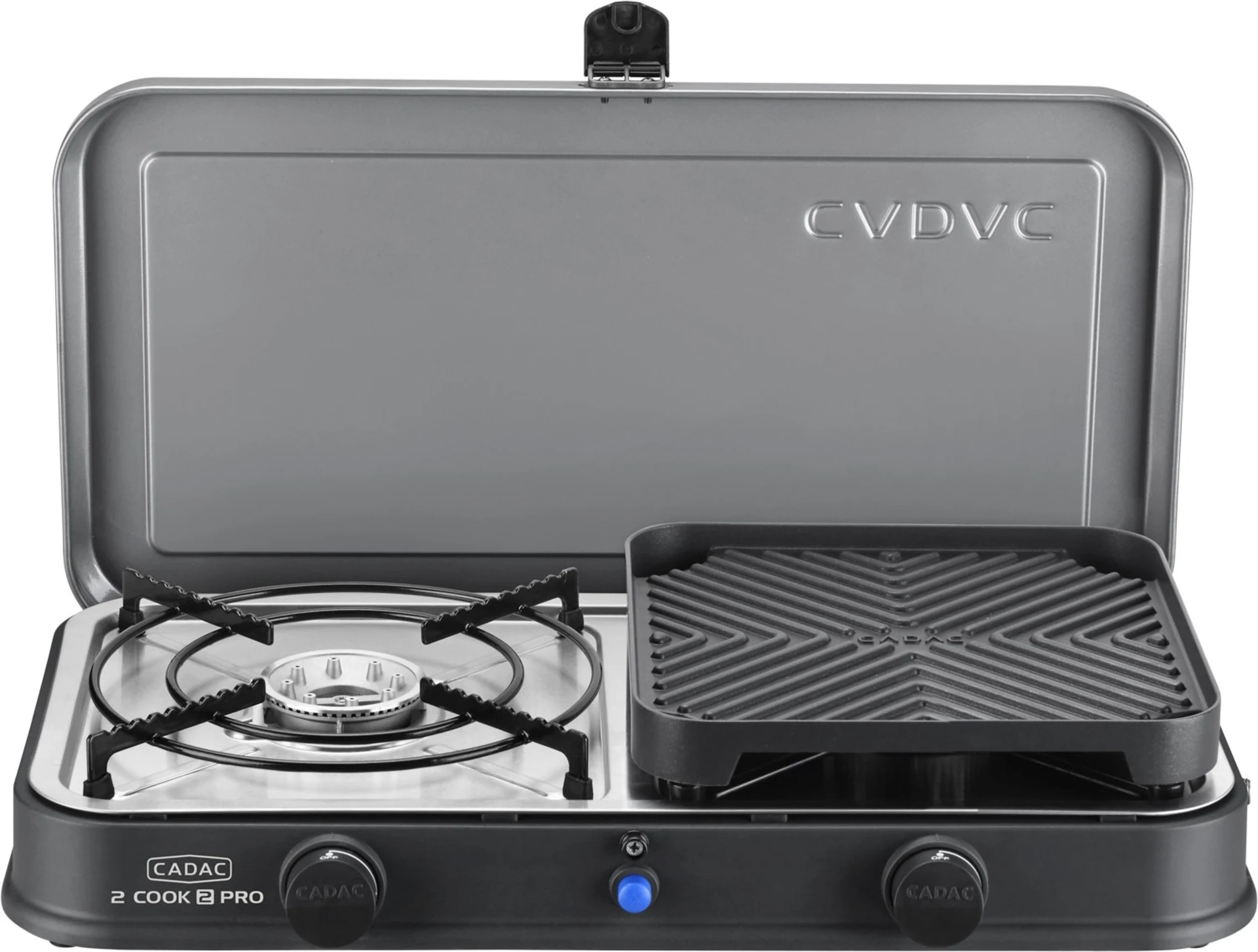 Cadac 2 Cook 2 Pro Deluxe Réchaud à gaz à 2 feux / barbecue 50 mbar