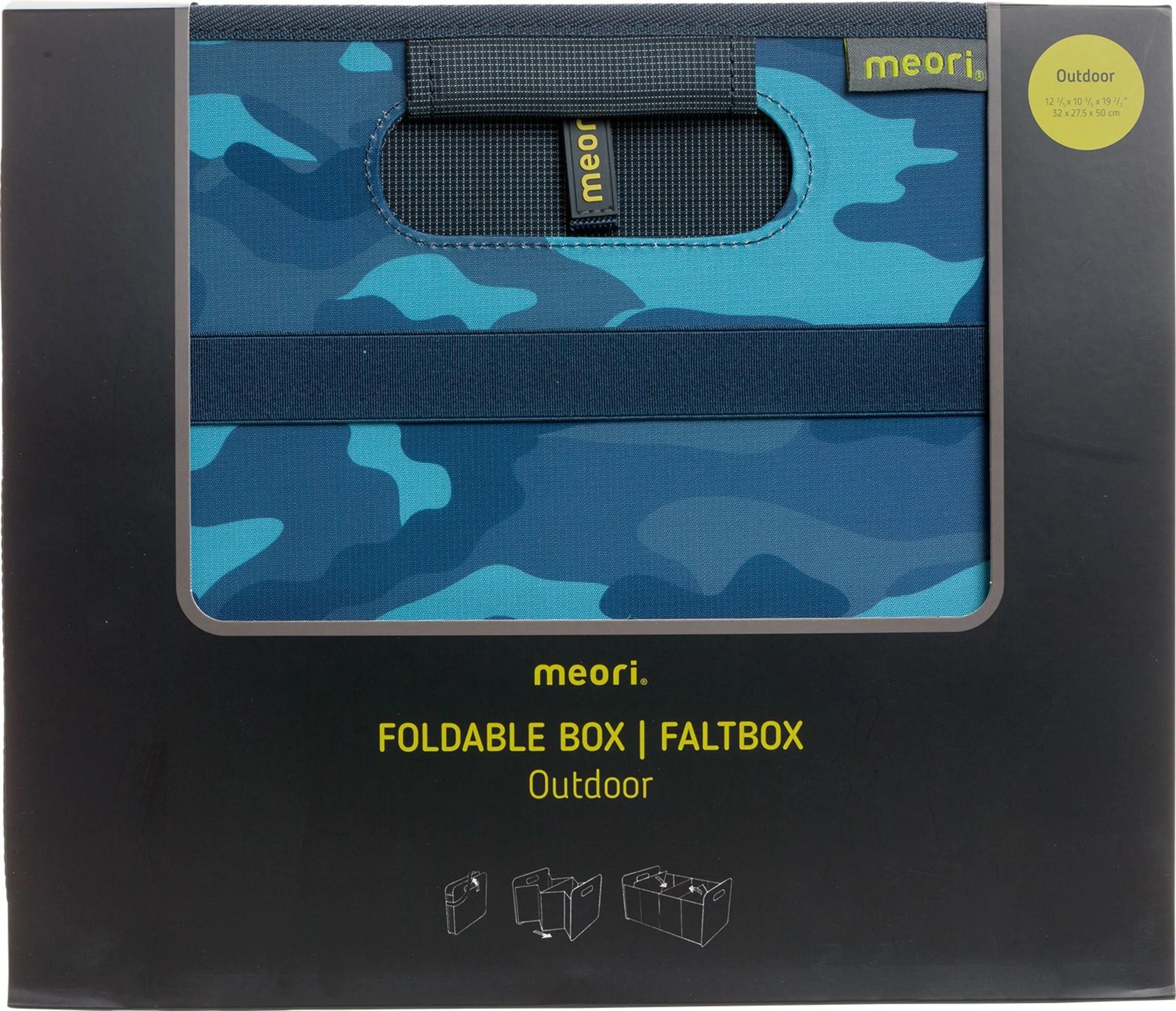 Meori Faltbox Outdoor Camo Blue 30 Liter