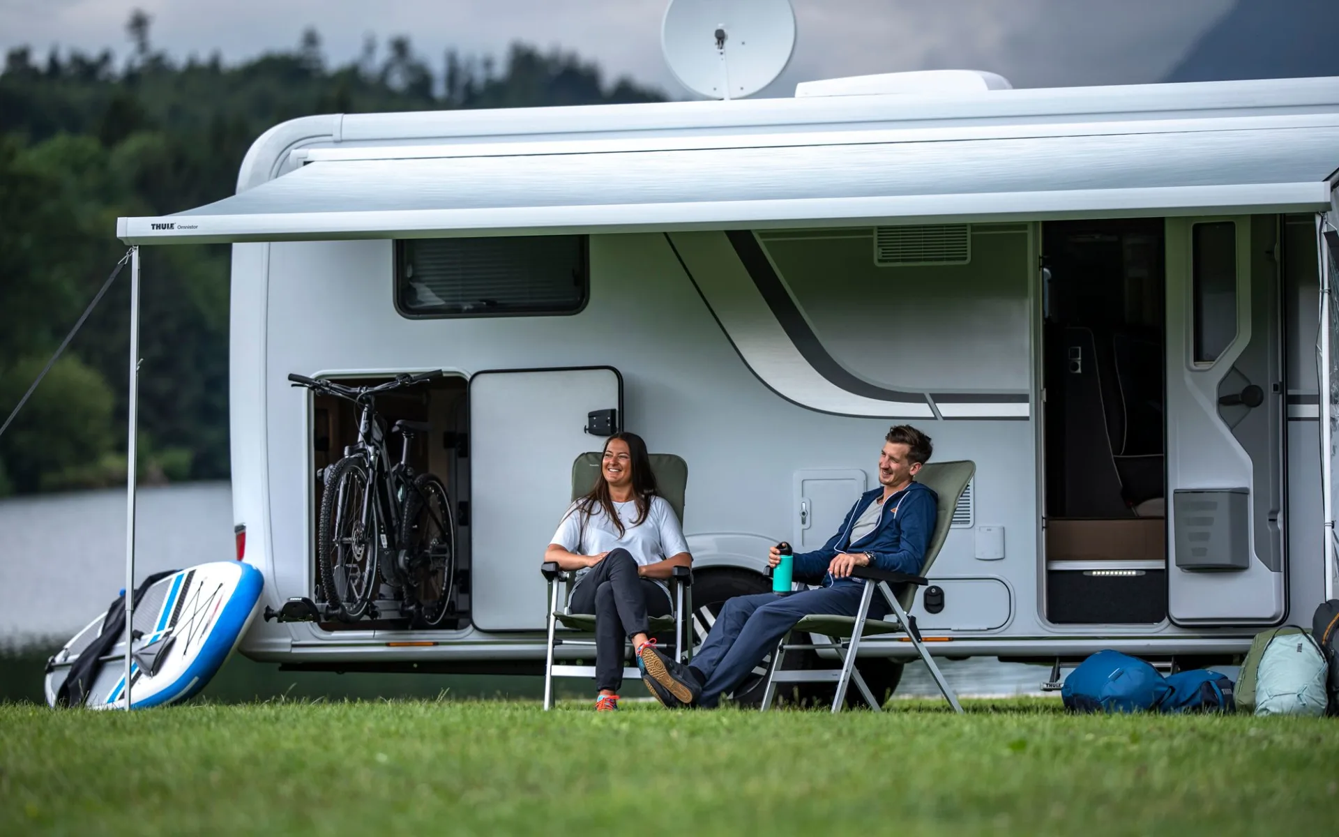 Thule Wandmarkise Omnistor 5200 190 cm (Eloxiert / Mystic Grau)