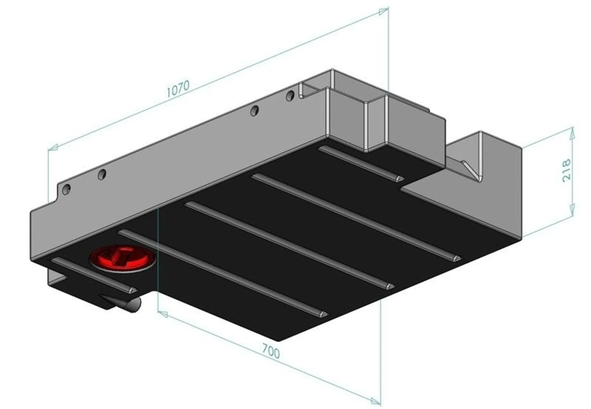 Aplast Abwassertank für Sprinter / Crafter / TGE 100 Liter