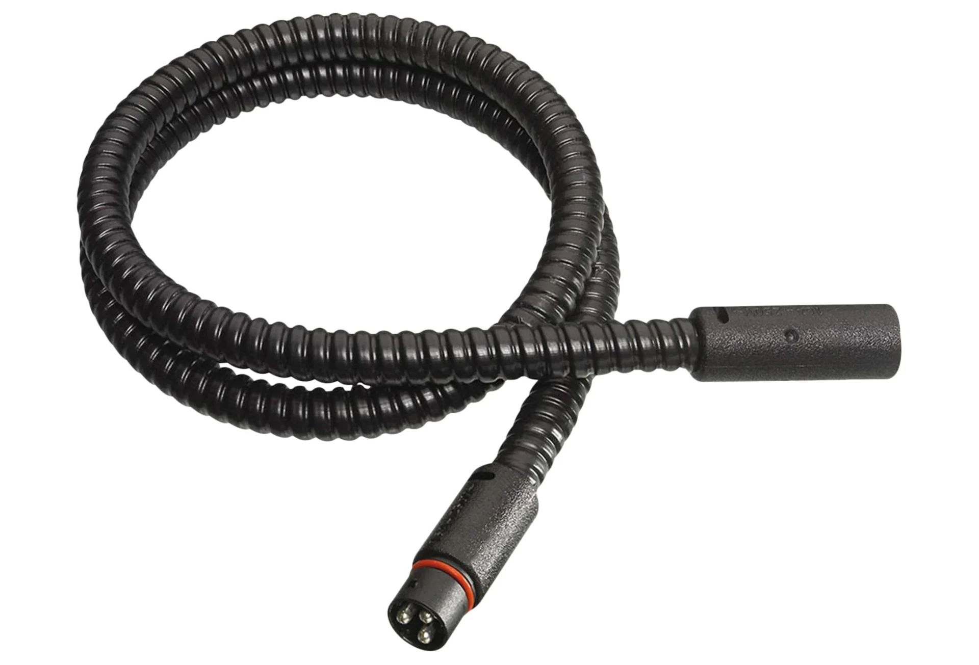 DEFA - 230 VAC PlugIn Verlängerungskabel 12.0 m sz Mit Stecker/Kupplung und Wellrohr schwarz